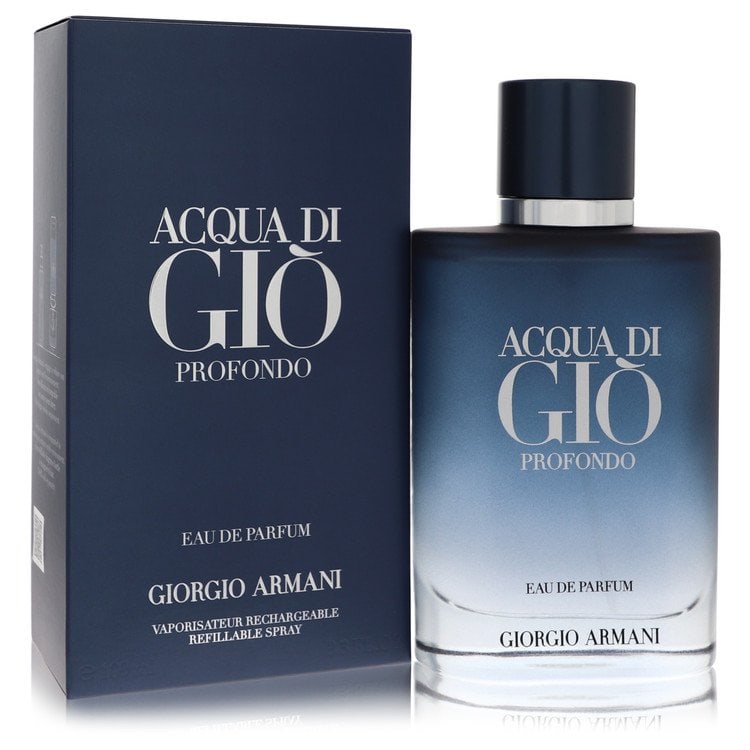 Acqua Di Gio Profondo Cologne By Giorgio Armani Eau De Parfum Spray Refillable: Acqua Di Gio Profondo Cologne By Giorgio Armani Eau De Parfum Spray Refillable 500ml Eau De Parfum Spray Refillable Acqua Di Gio Profondo Cologne By Giorgio Armani. This refillable eau de parfum