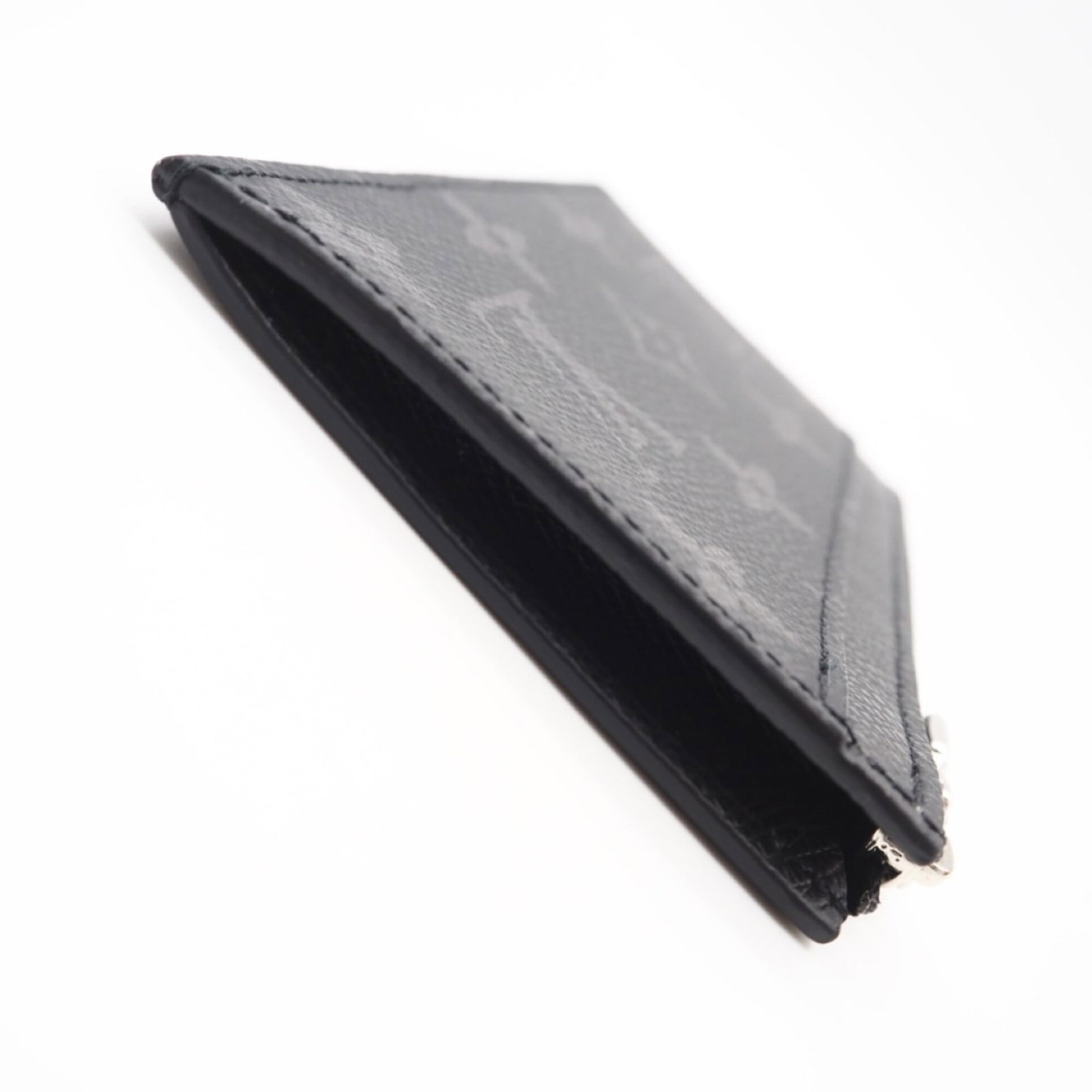 Louis Vuitton Coin Purse/ Coin Case Monogram Eclipse - 7