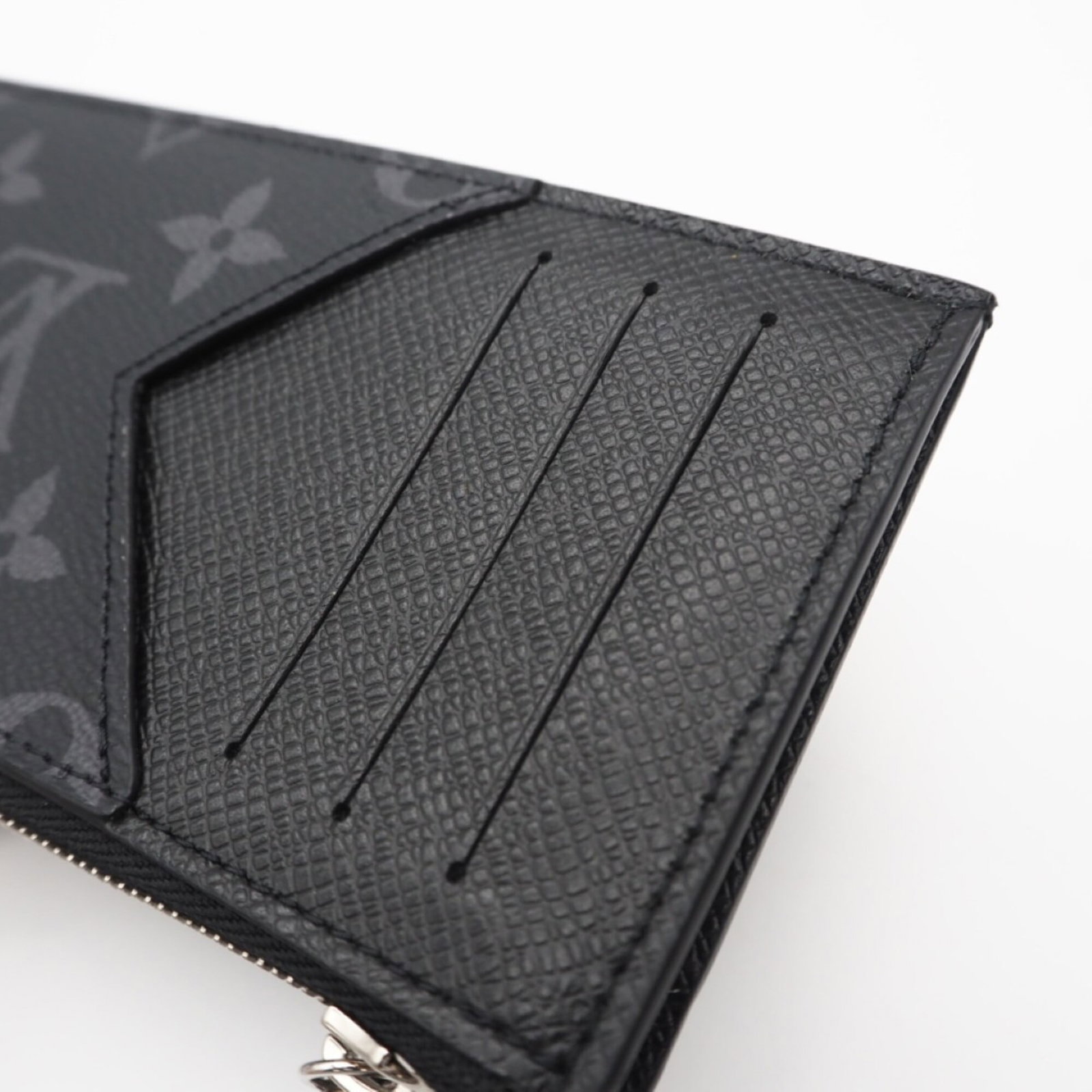 Louis Vuitton Coin Purse/ Coin Case Monogram Eclipse - 9