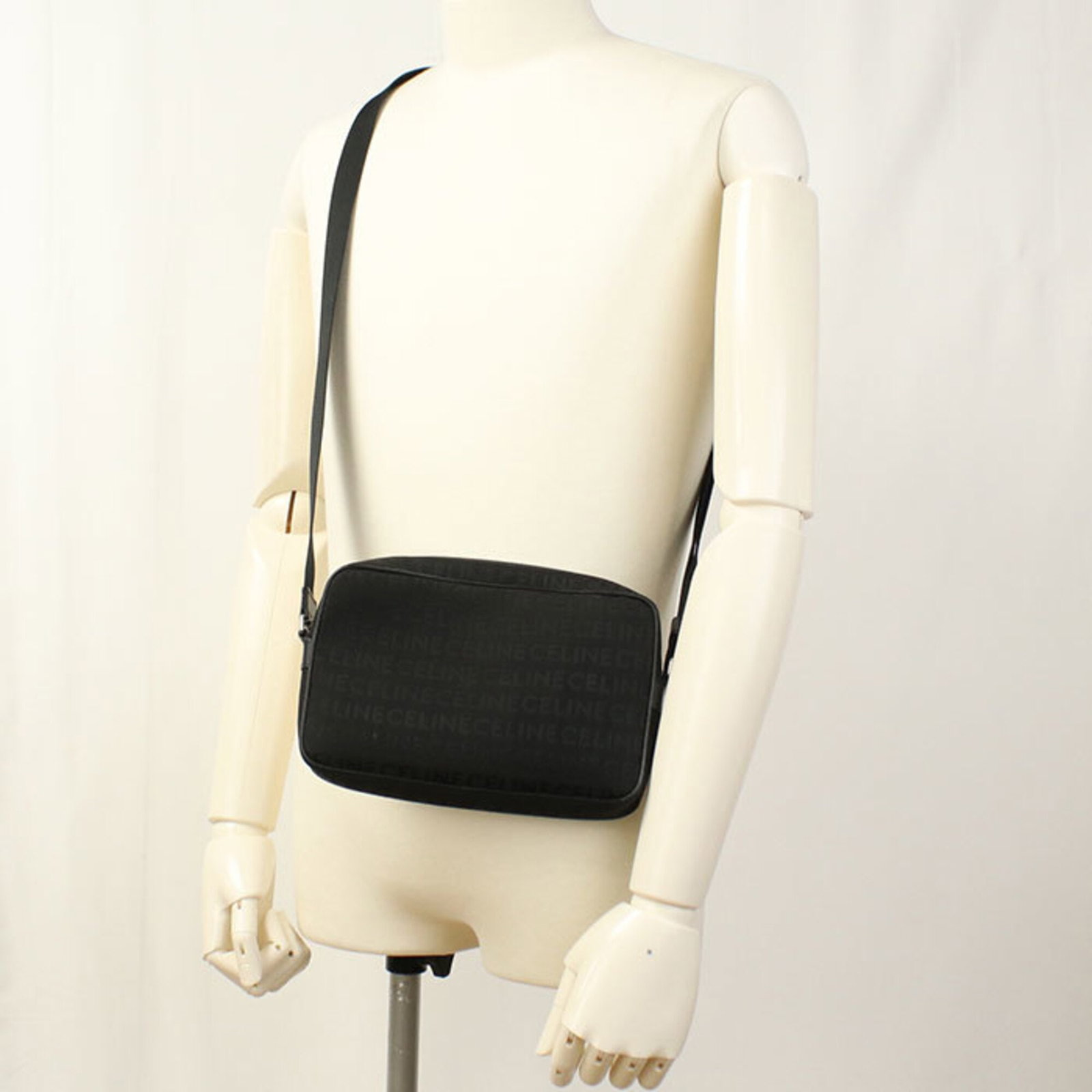 Shoulder Bag Canvas Celine - 8