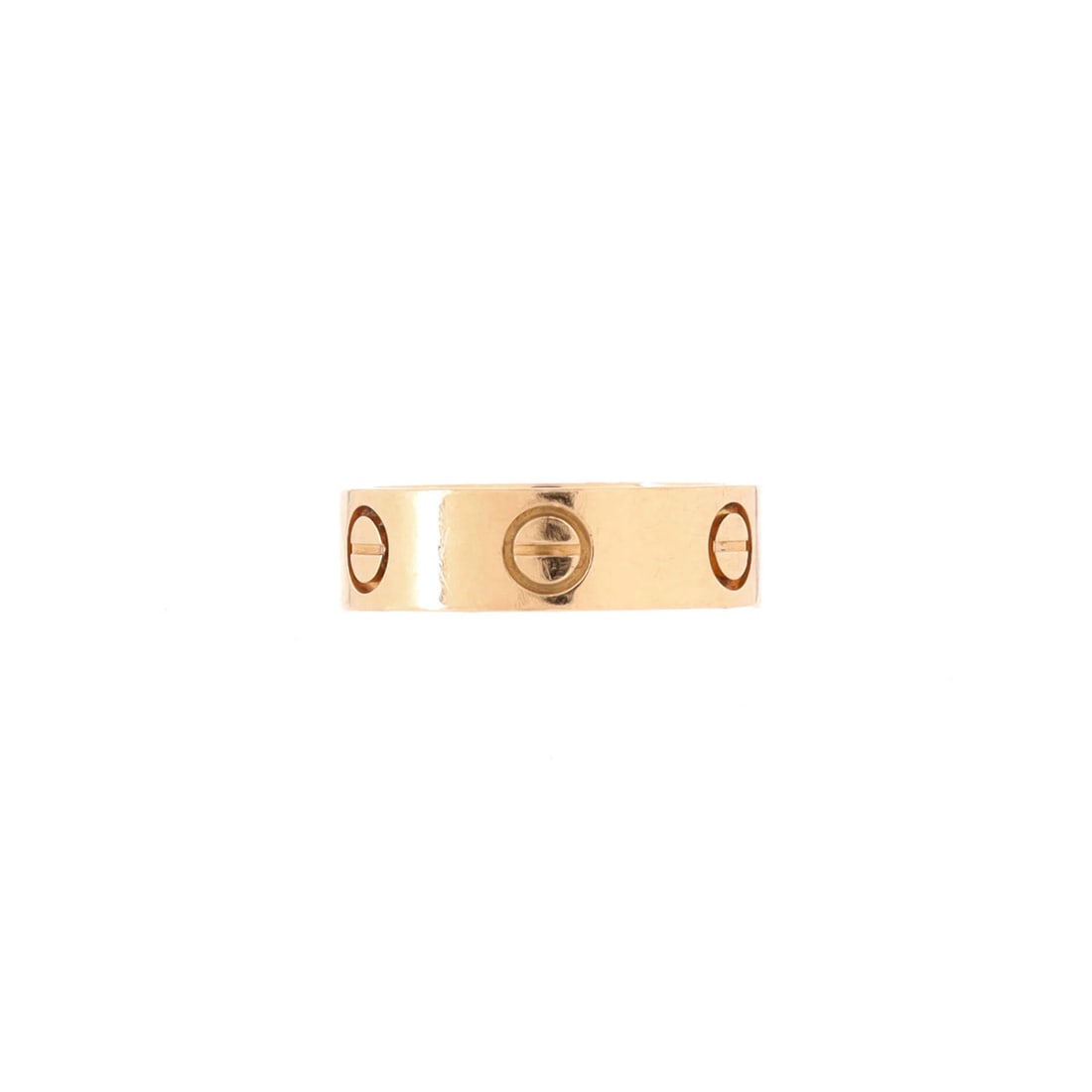 Cartier Love Band Ring 18K Yellow Gold: Cartier Love Band Ring 18K Yellow Gold The Cartier Love Band Ring in 18K yellow gold boasts its signature simplicity and elegance, with a slender band featuring a subtle width of 5.55 mm. This
