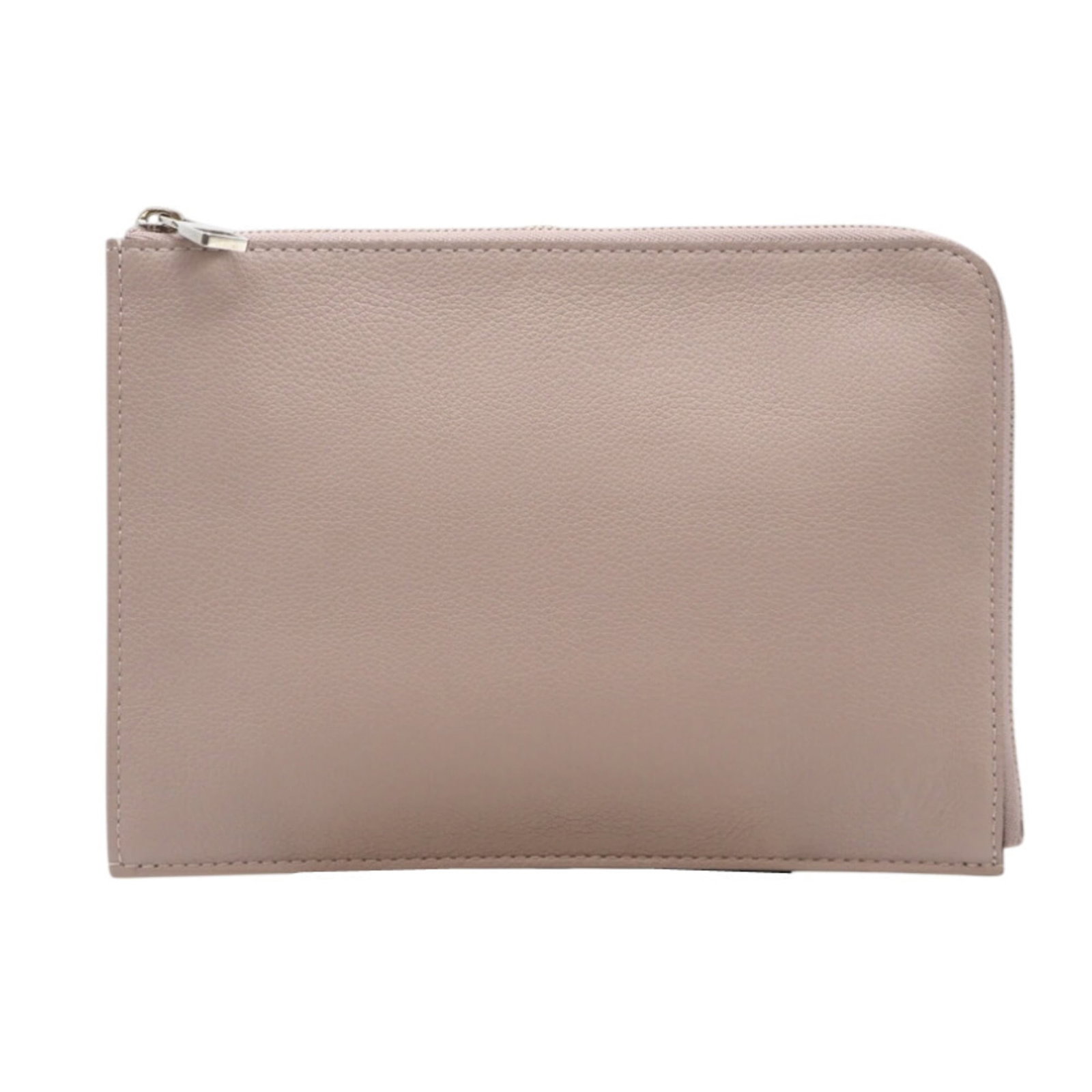 Canvas Coated Bag Clutch Louis Vuitton: Canvas Coated Bag Clutch Louis Vuitton Grayish Louis Vuitton canvas clutch bag with a coated finish, measuring 17cm x 23.5cm x 2cm, features a classic design that exudes timeless elegance. The bag