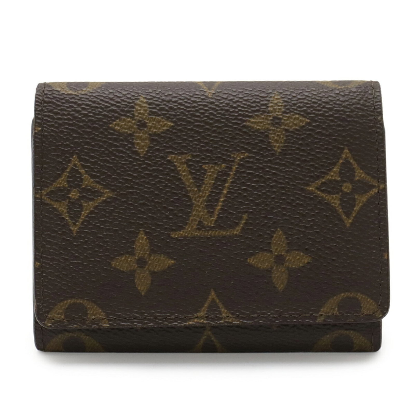 Vuitton Monogram Case Business Card Louis: Vuitton Monogram Case Business Card Louis This Louis Vuitton Monogram Business Card Case is a classic example of the iconic brand's signature style, featuring the distinctive brown monogram pattern. T