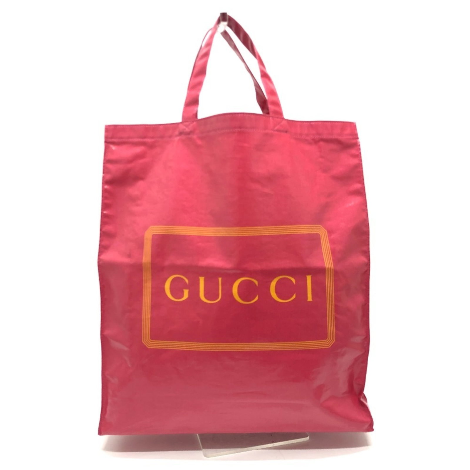 Canvas Coated Tote Bag Handbag Gucci: Canvas Coated Tote Bag Handbag Gucci Gucci's iconic canvas tote bag boasts a striking pink hue, adding a pop of color to any outfit. With its coated canvas material and classic design, this versatile 
