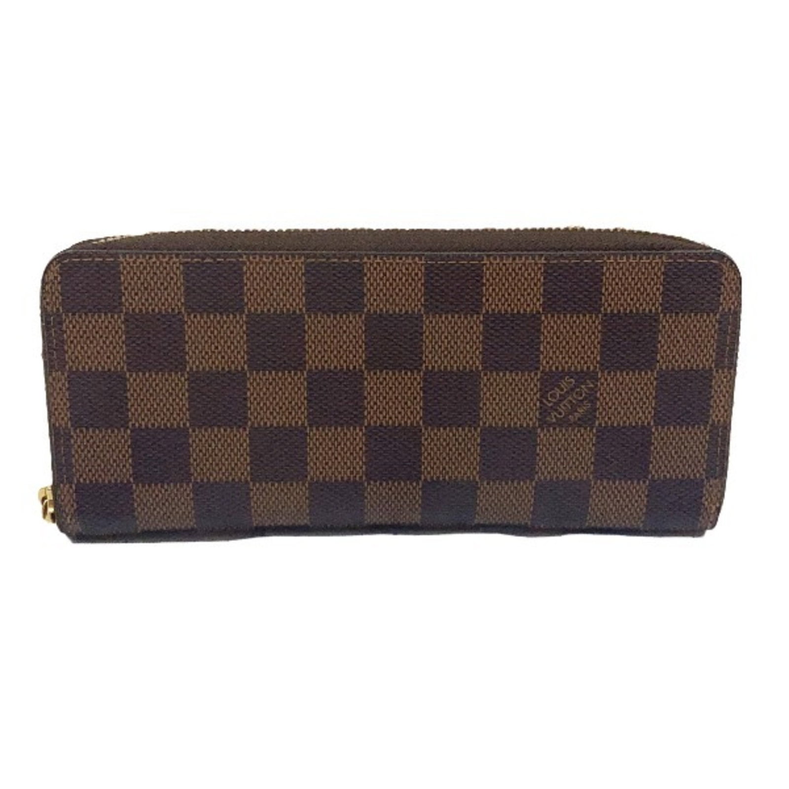 Damier canvas long wallet bi-fold Louis Vuitton: Damier canvas long wallet bi-fold Louis Vuitton Damier canvas long wallet bi-fold from Louis Vuitton features the iconic Rose Ballerine color. With traces of usage and minor scratches, this used item