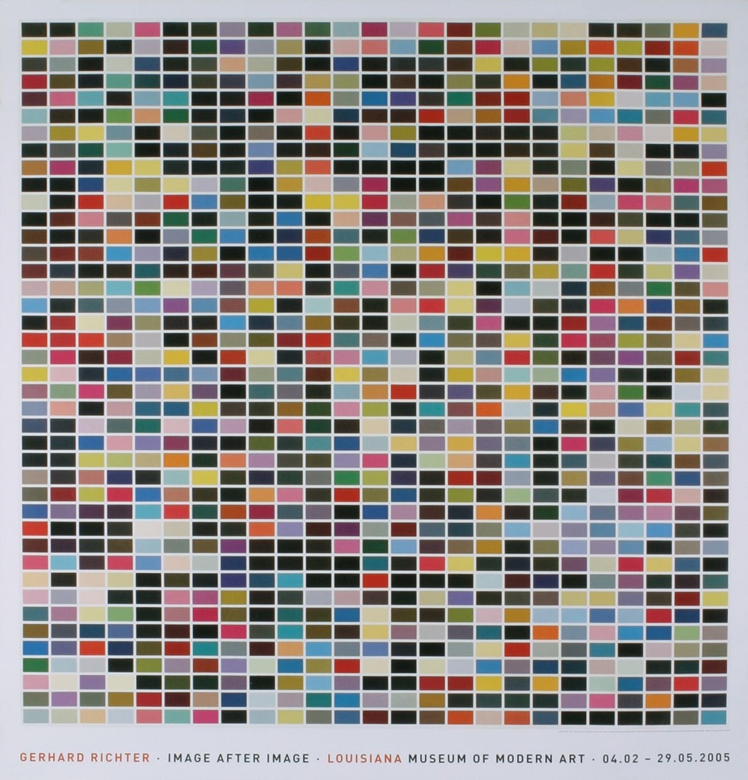 GERHARD RICHTER 1025 Colors (1025 Farben) 48" x 46" Poster 2013 Contemporary Mul (1 of 1)