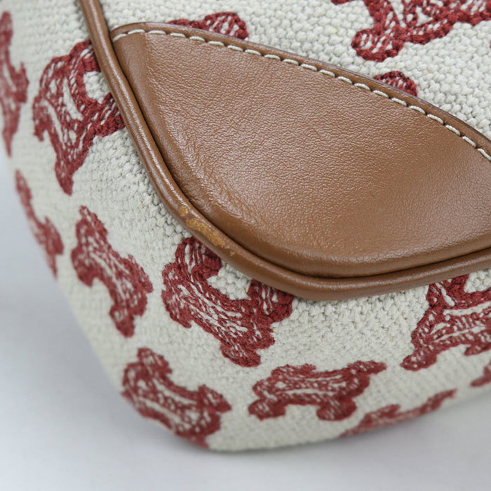 Celine Shoulder Bag Canvas - 6