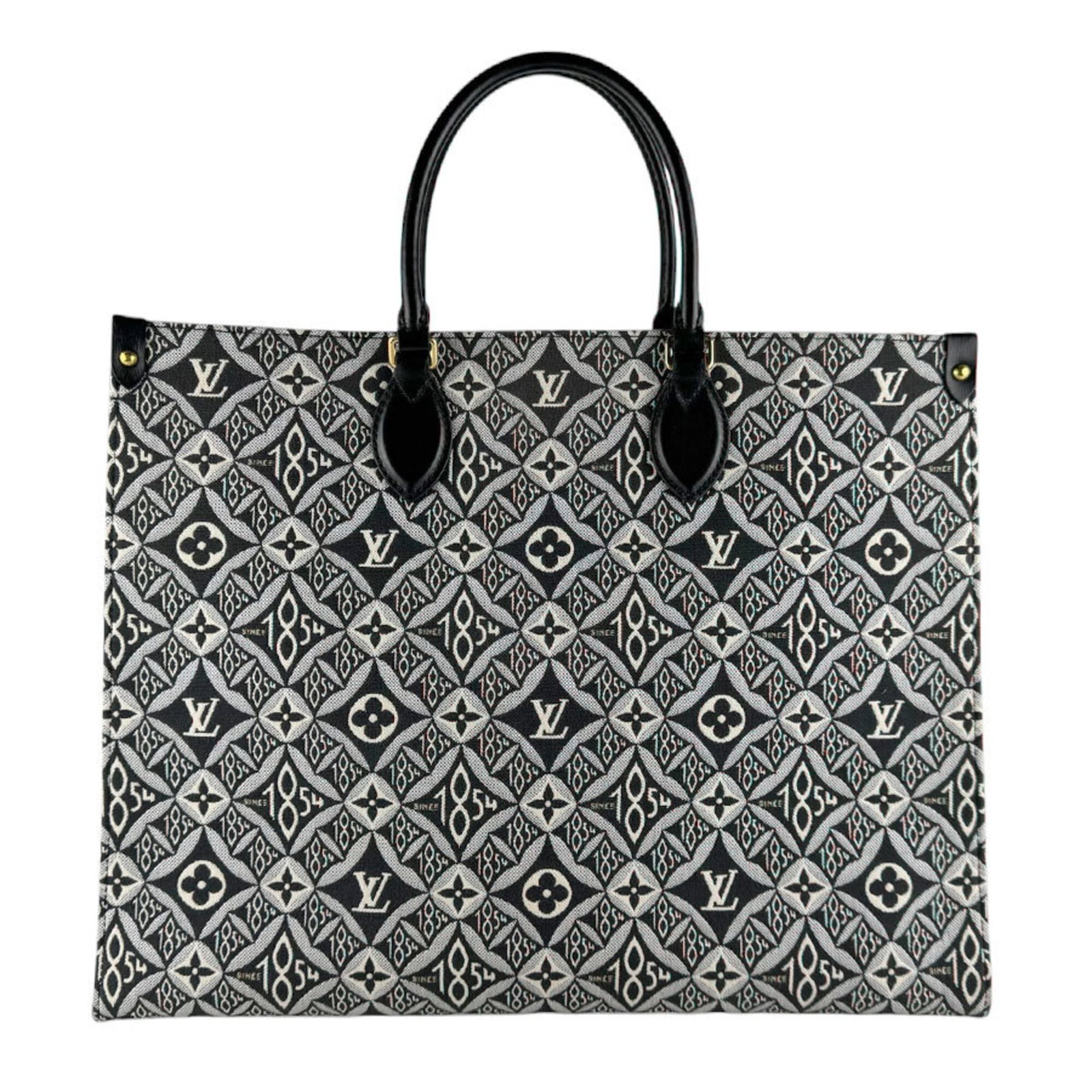 Louis Vuitton Handbag Shoulder Bag Canvas Leather: Louis Vuitton Handbag Shoulder Bag Canvas Leather Canvas and leather come together in sleek black, gray, or white designs from Louis Vuitton's shoulder bag collection. This pre-owned handbag features