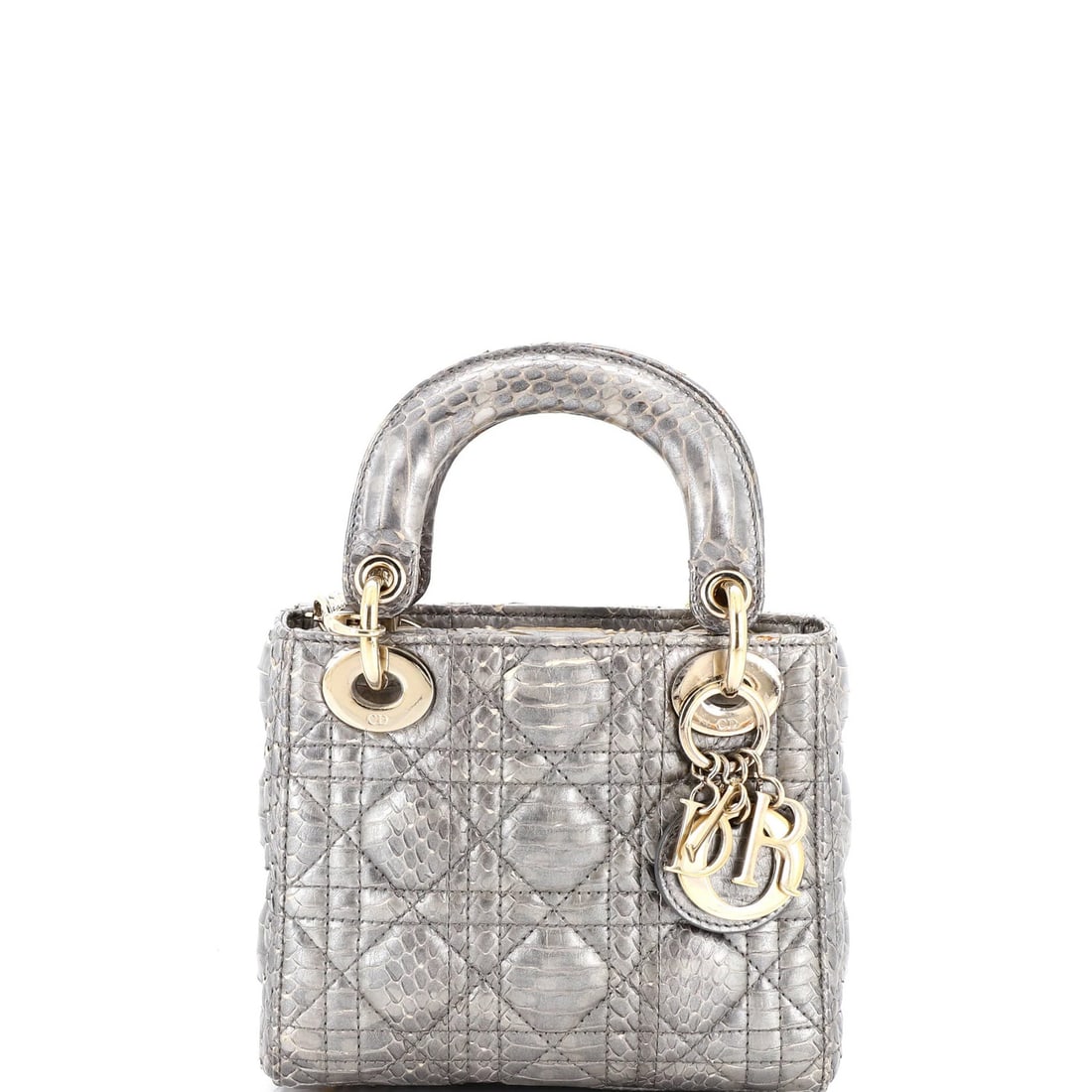 Christian Dior Lady Dior Bag Python Mini (1 of 7)