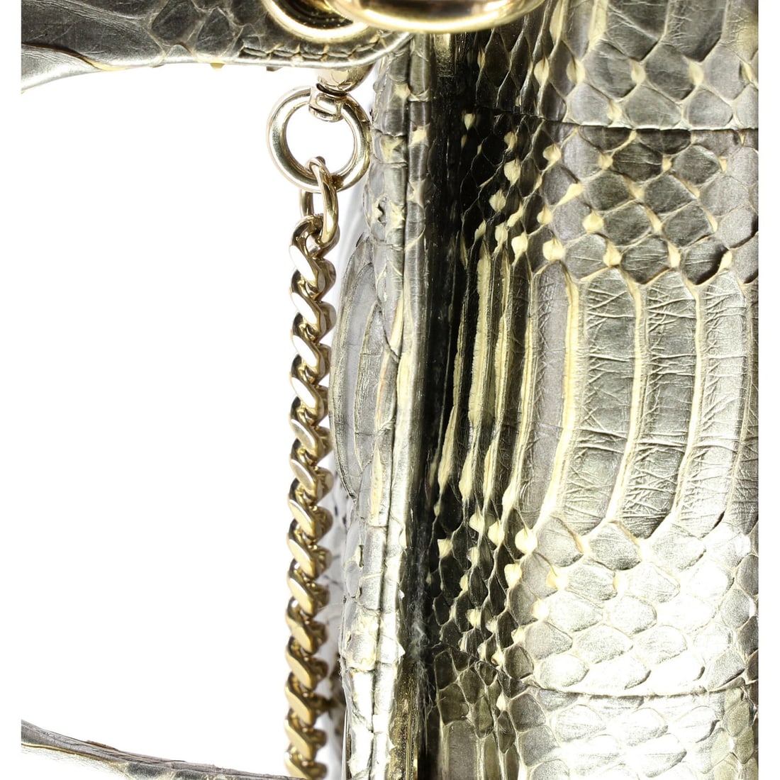 Christian Dior Lady Dior Bag Python Mini - 5