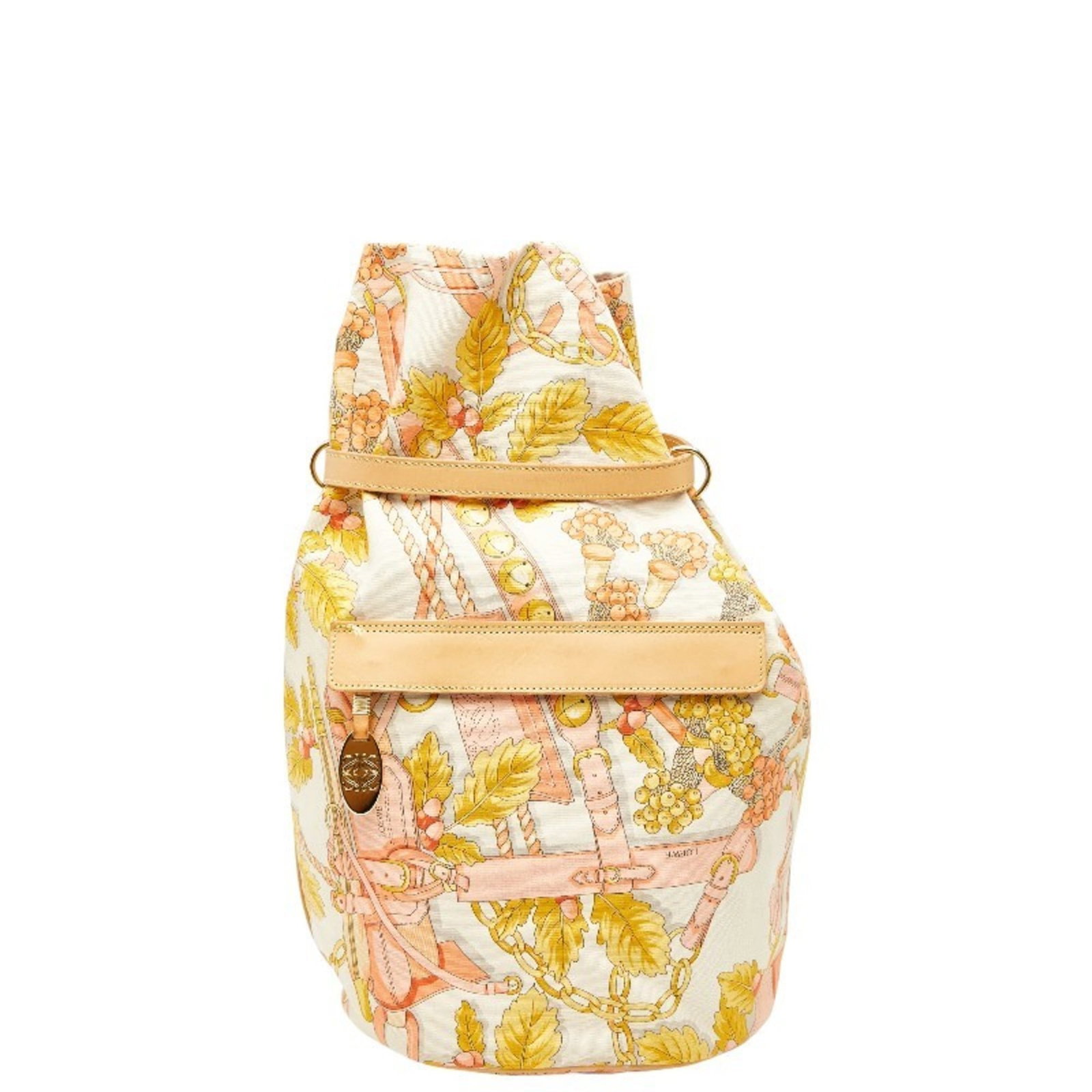 Shoulder Bag Tote Bag Canvas Leather Loewe: Shoulder Bag Tote Bag Canvas Leather Loewe Canvas and leather combine in this Beige, Multi-Color Loewe shoulder bag tote. Traces of usage are visible, with scratches and dirt present, but overall the