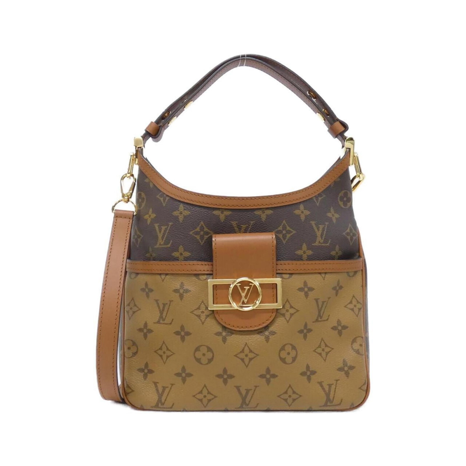 Shoulder Bag Monogram By Louis Vuitton: Shoulder Bag Monogram By Louis Vuitton Monogrammed with iconic Louis Vuitton style, this shoulder bag boasts the distinctive Marron monogram pattern. With its classic design and durable construction, 
