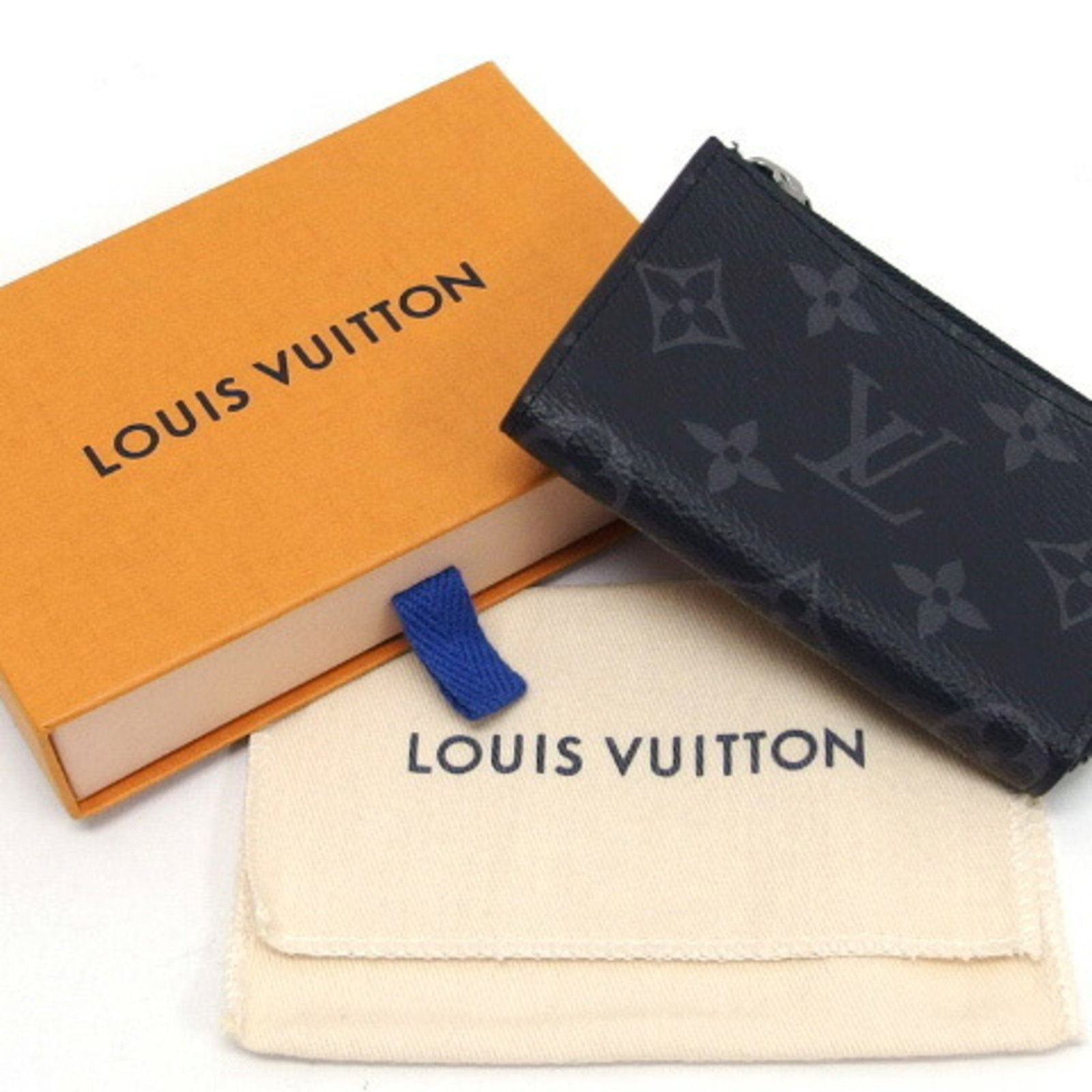 Louis Vuitton Coin Purse/ Coin Case Monogram Eclipse - 2