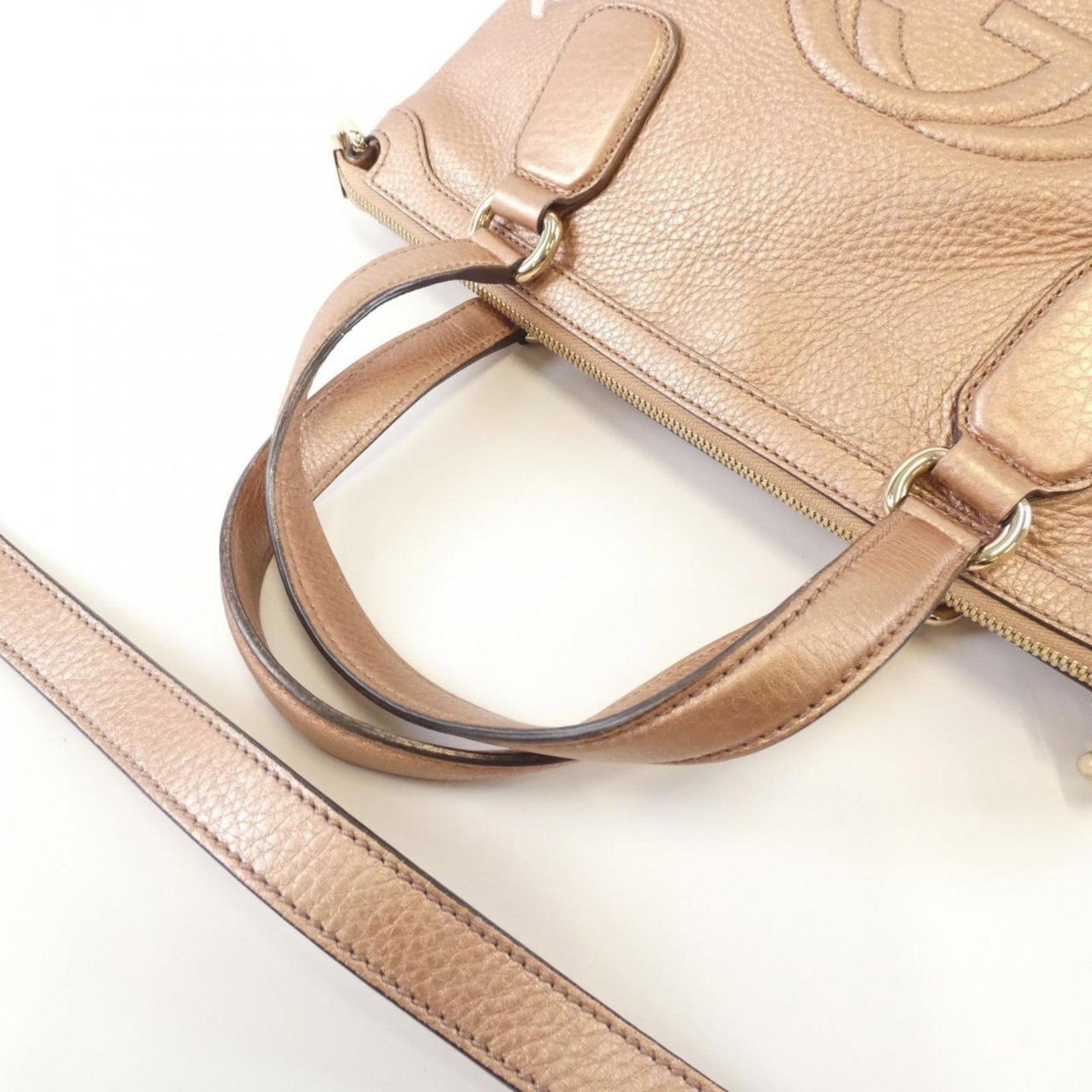 Handbag Leather Gucci - 6