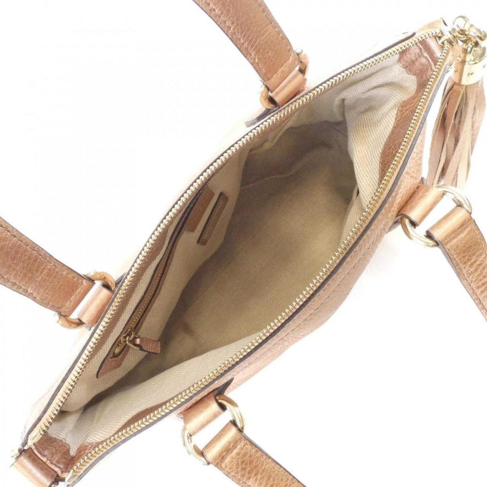 Handbag Leather Gucci - 8