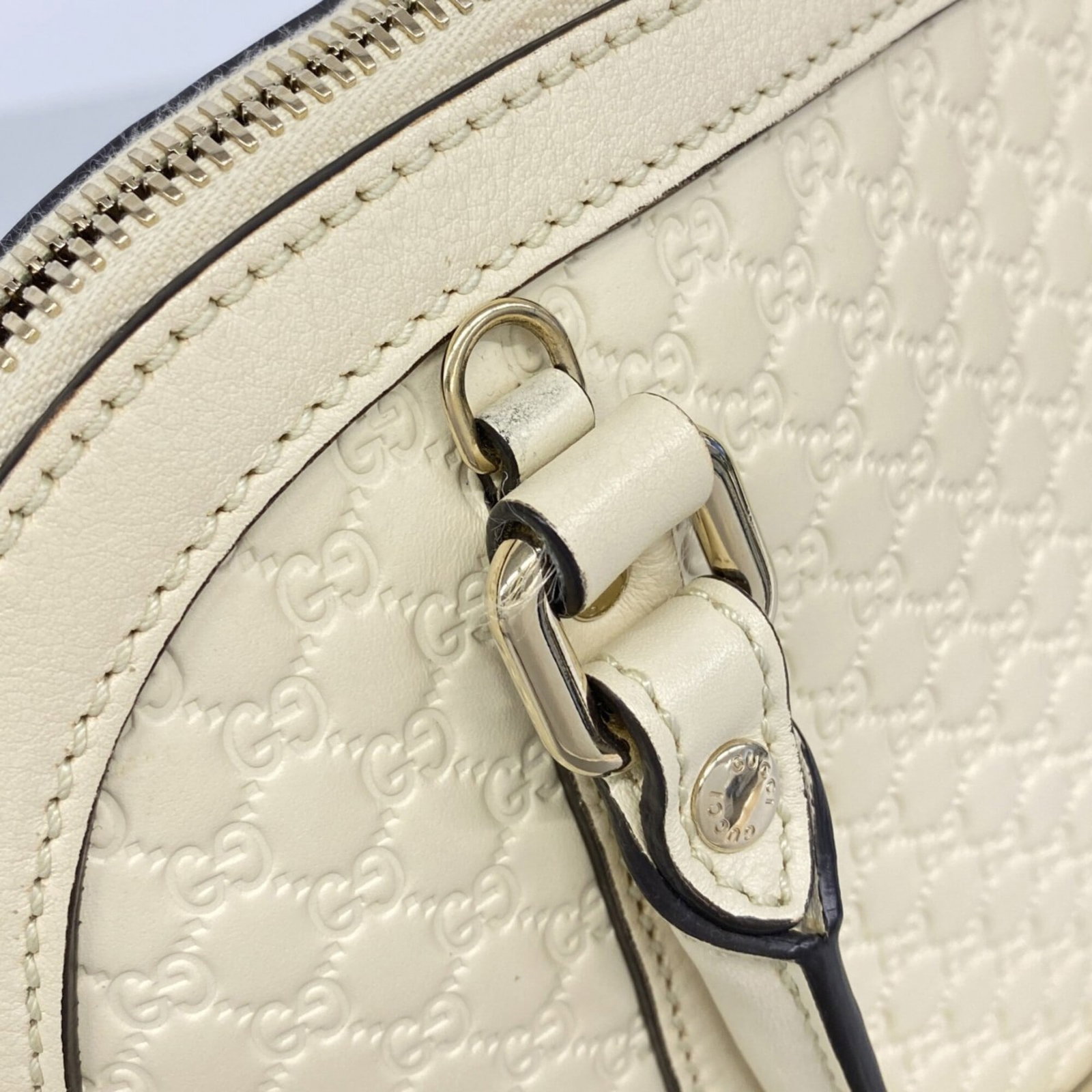Handbag Leather Gucci - 7