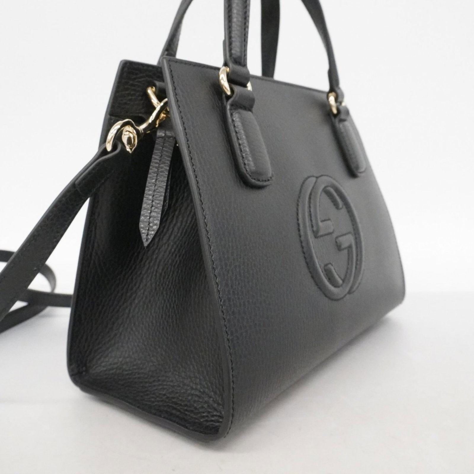 Handbag Leather Gucci - 2