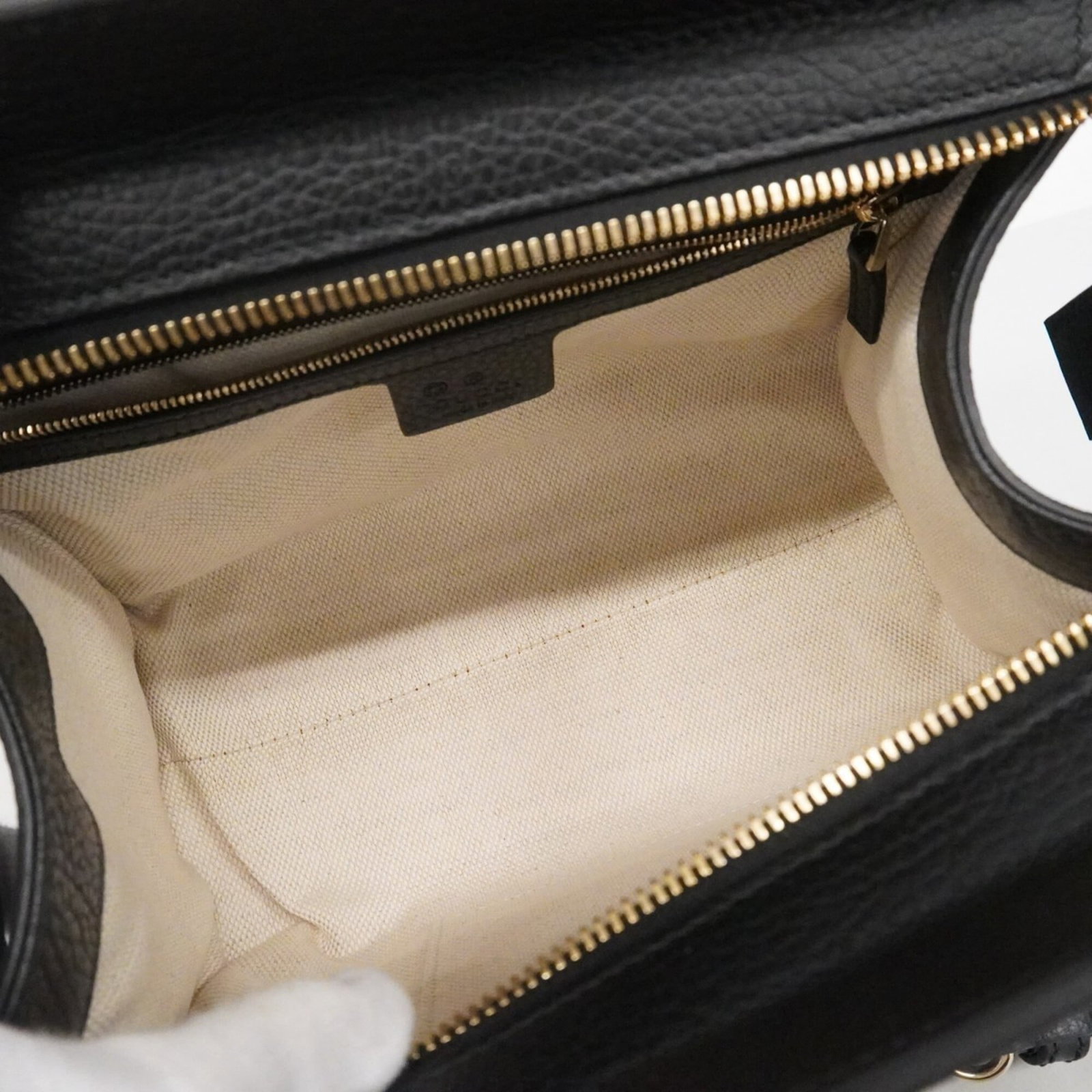 Handbag Leather Gucci - 4