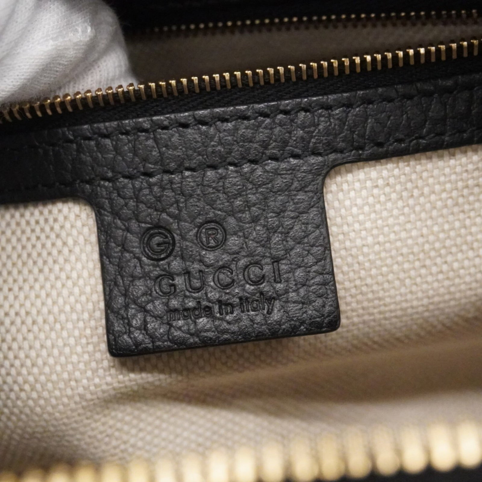 Handbag Leather Gucci - 5