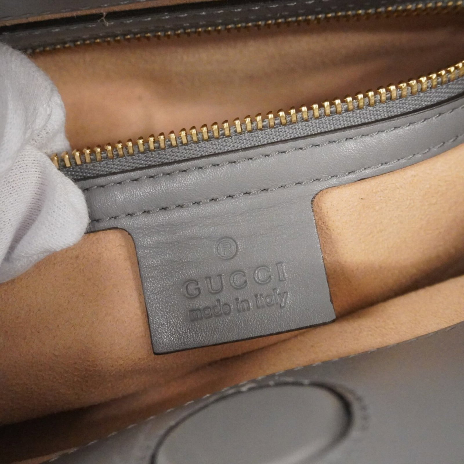 Handbag Leather Gucci - 5