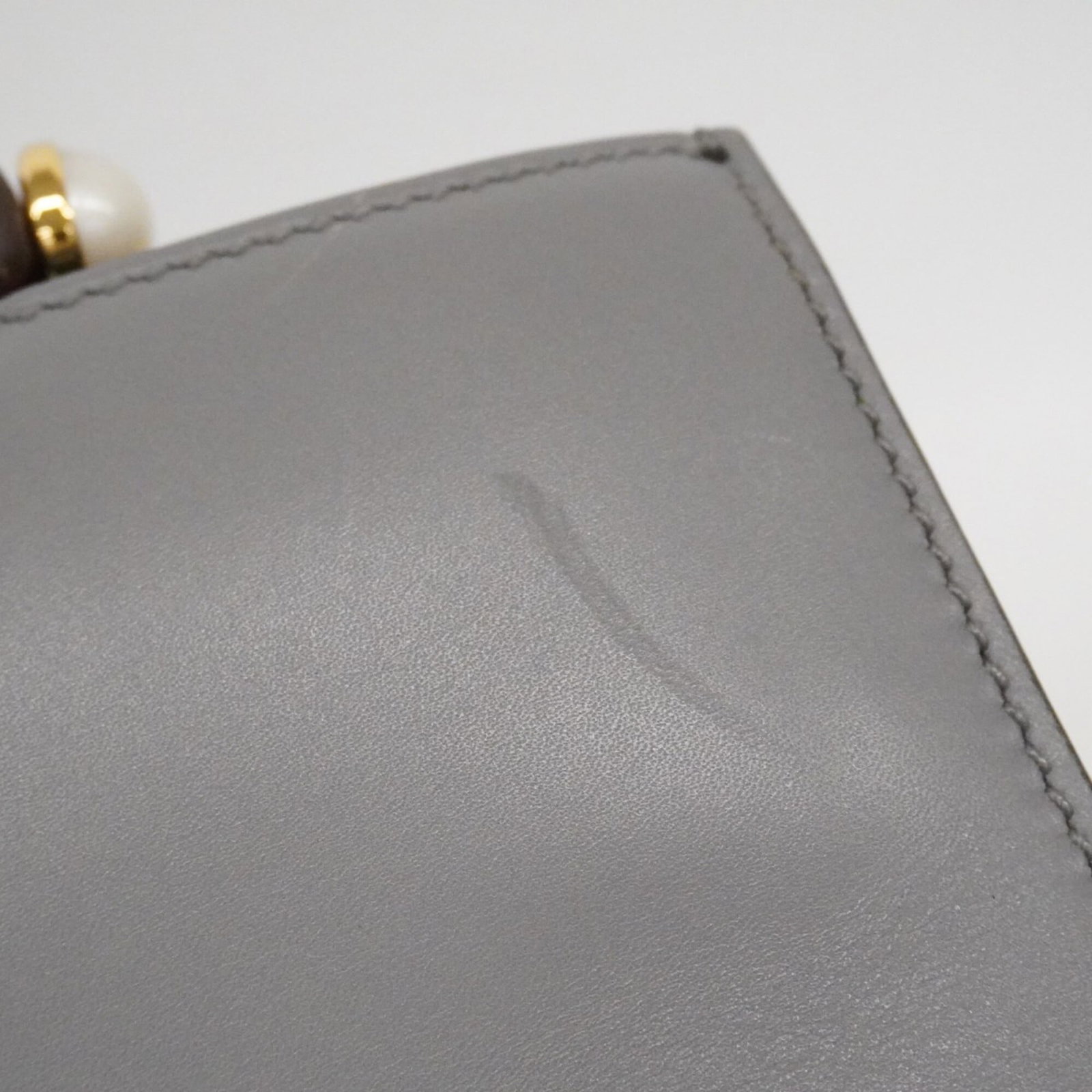 Handbag Leather Gucci - 8