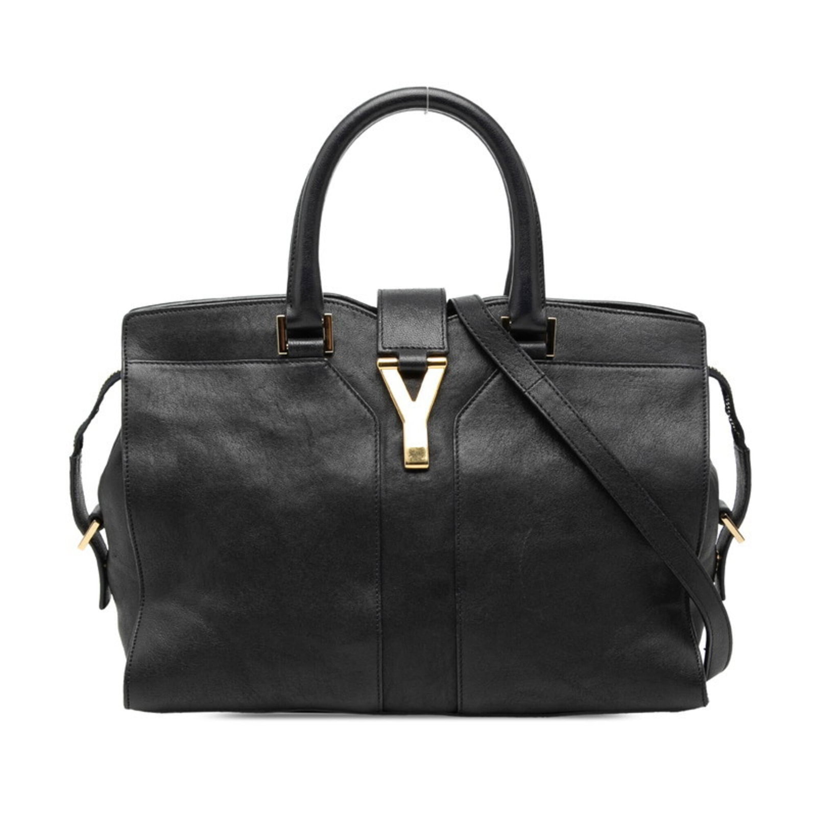 Saint Laurent Leather Shoulder Bag: Saint Laurent Leather Shoulder Bag Navy Saint Laurent Leather Shoulder Bag, featuring high-quality leather construction and a classic design. Measuring 20cm x 30cm x 14cm, this shoulder bag has been