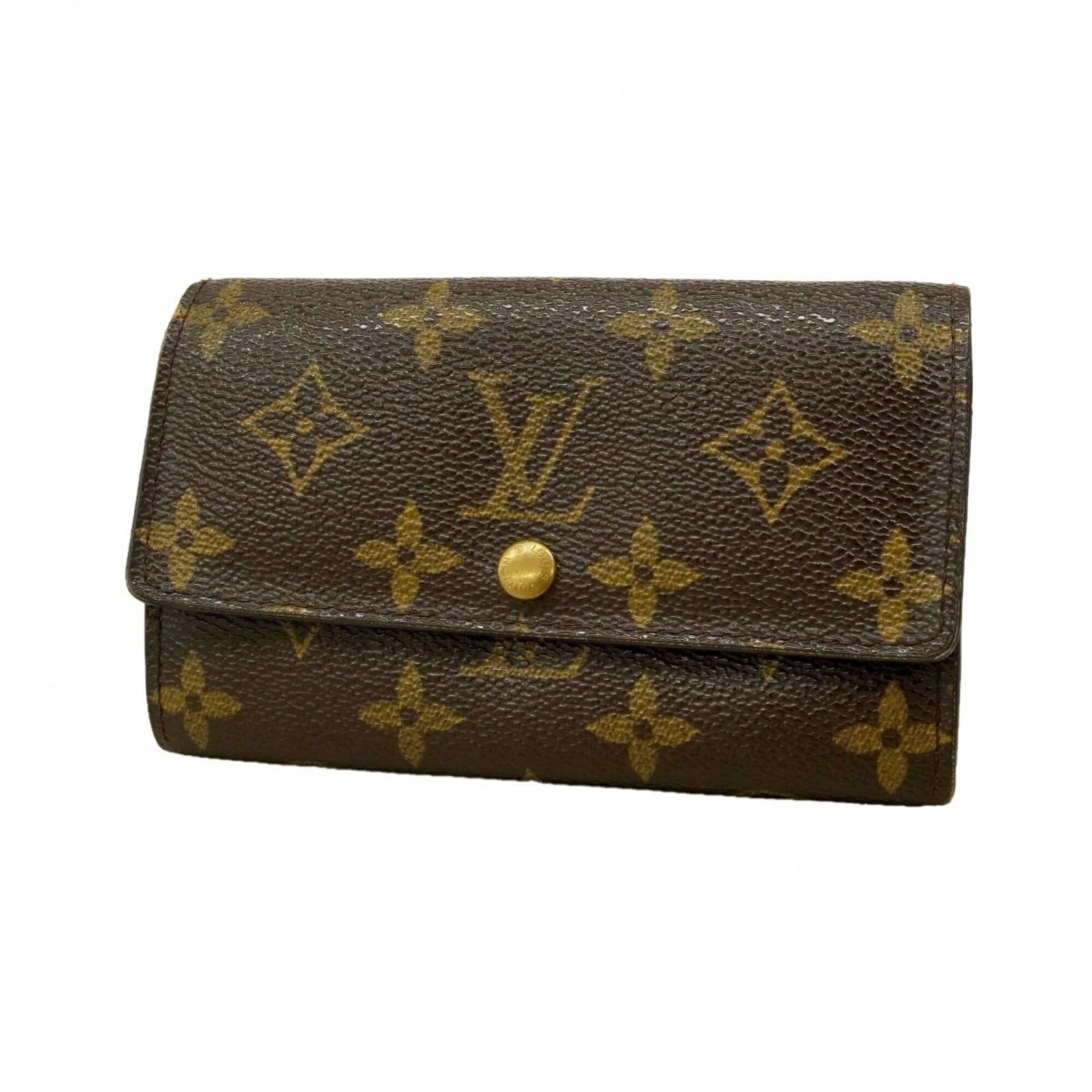 Louis Vuitton Coin Case Purse: Louis Vuitton Coin Case Purse Brown Louis Vuitton Coin Case Purse, measuring 9cm x 14cm x 2.5cm, features the iconic brand's signature style with a classic coin purse design. This used item showcases