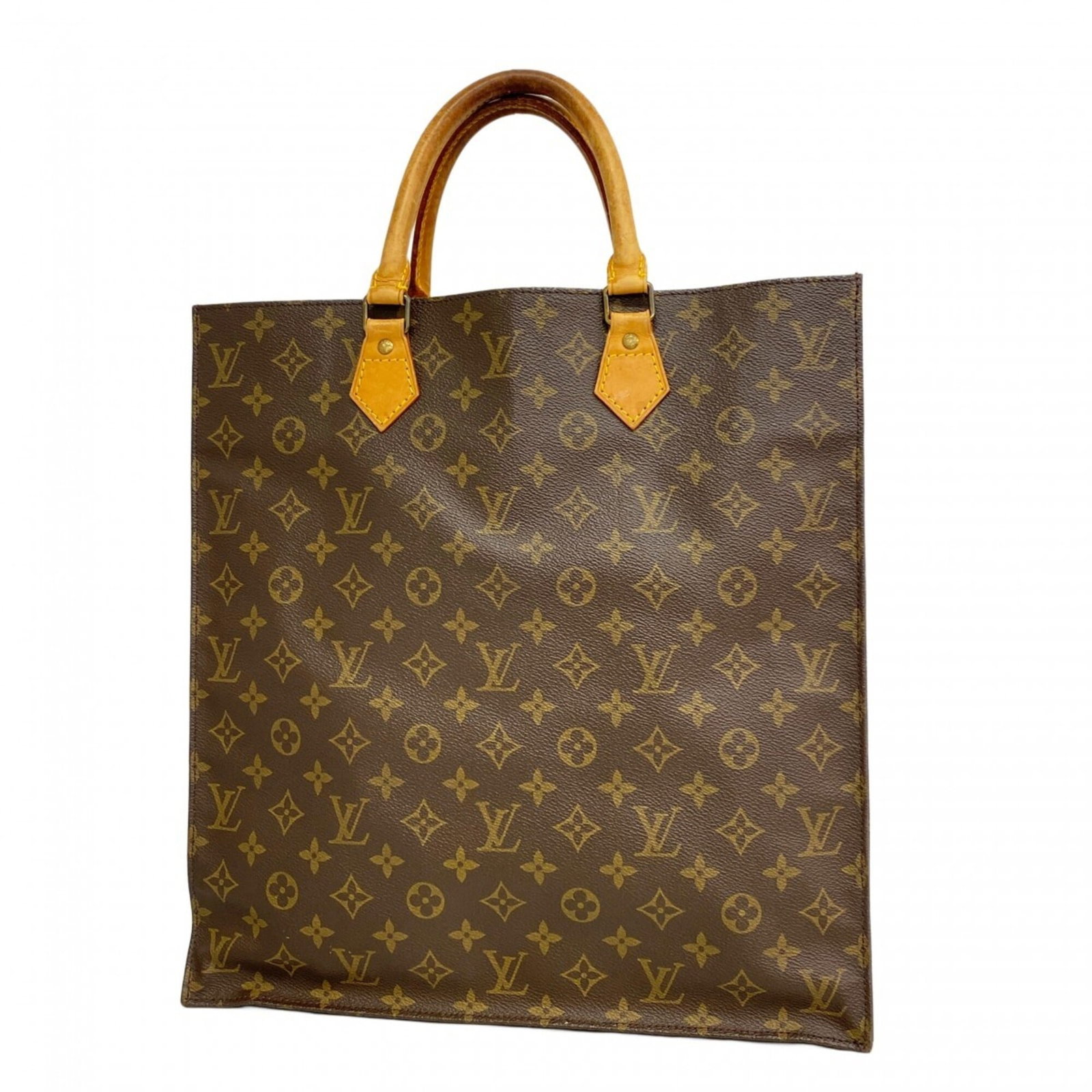 Louis Vuitton Tote Bag: Louis Vuitton Tote Bag Brown Louis Vuitton Tote Bag, 38.5cm x 36cm x 9cm, used condition with traces of usage and minor scratches/dirt. This classic tote features the iconic monogram pattern and