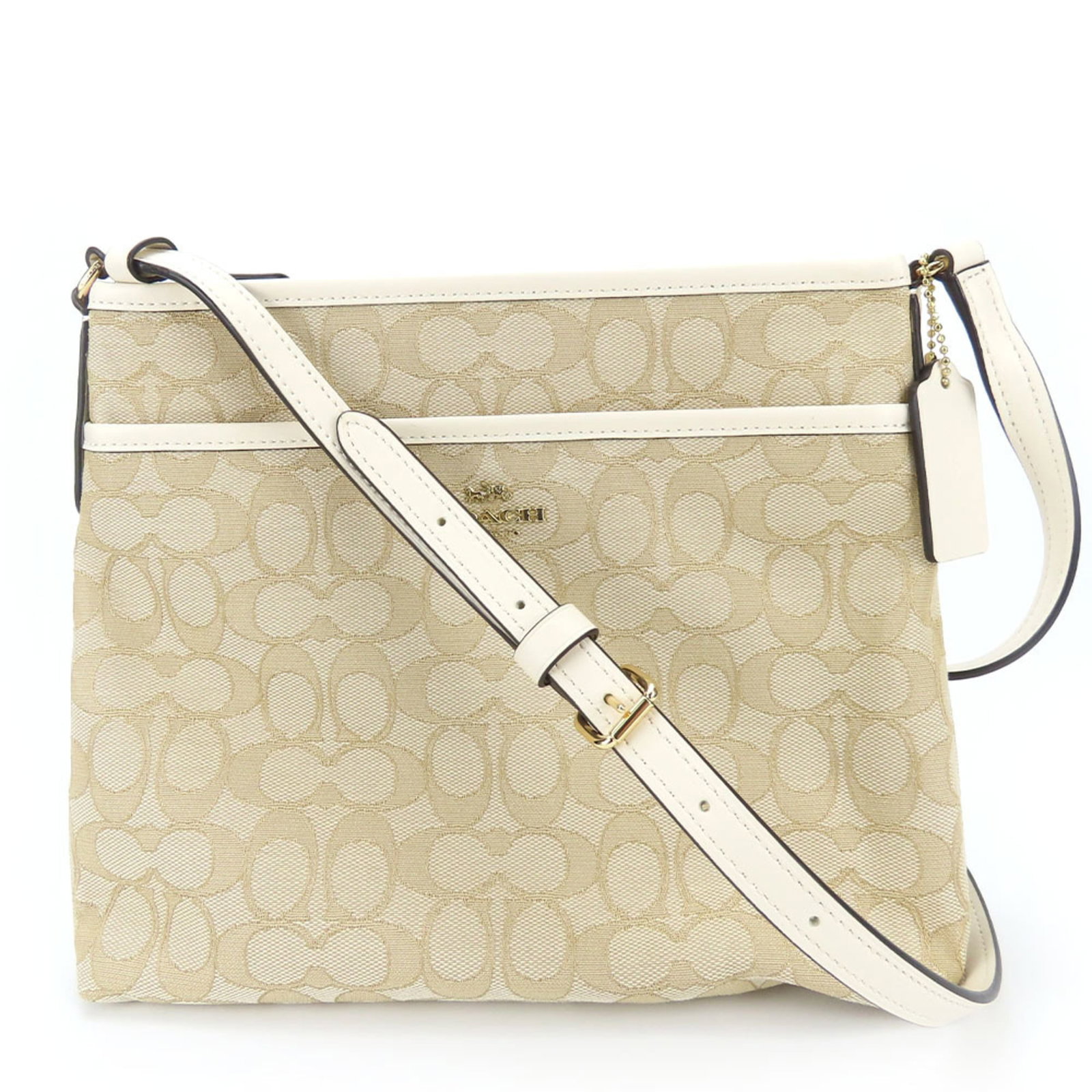 Shoulder Bag Leather Canvas Coach (1 of 11)