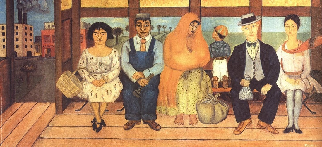 FRIDA KAHLO L'Autobus 17.75" x 38.5" Poster 2004 Folk Art Multicolor Brown Blu: FRIDA KAHLO L'Autobus 17.75" x 38.5" Poster 2004 Folk Art Multicolor Brown Blu Item Specifics: Artist: Frida Kahlo Brand: Kahlo Frida Country/Region Of Origin: Italy Exact Year: 2004 Height: 17.75 Ite