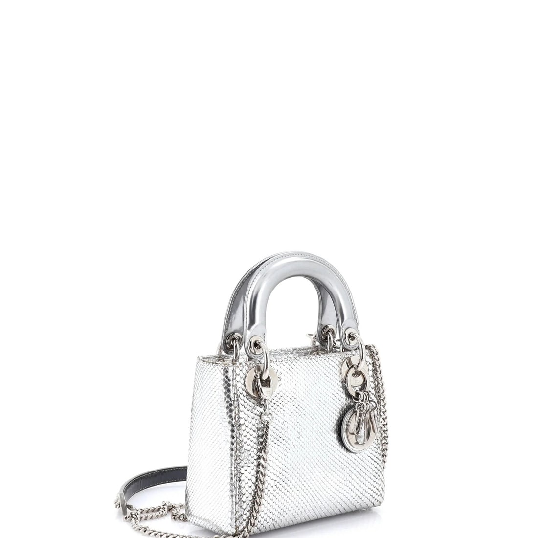 Python Dior Lady Chain Mini Bag - 4