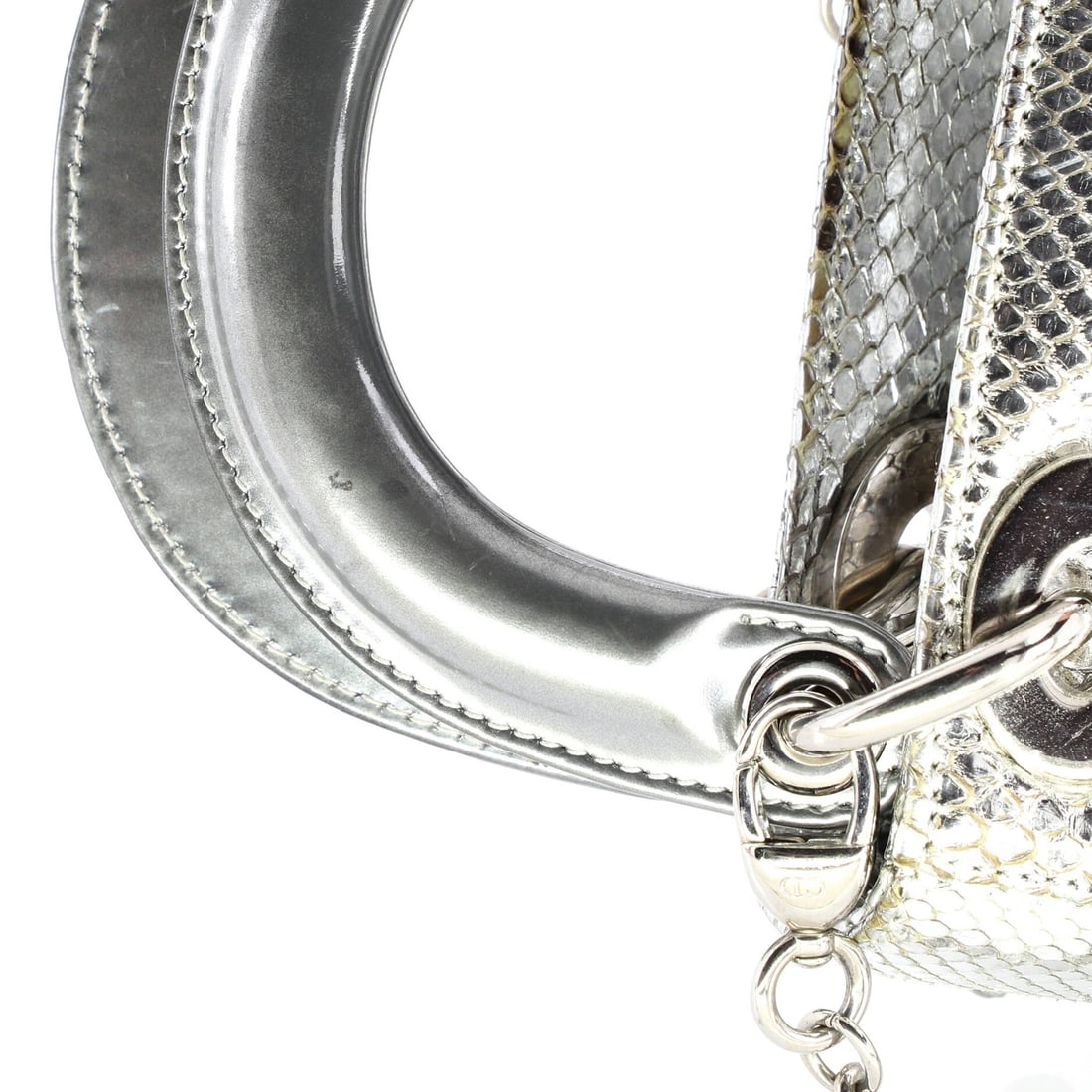 Python Dior Lady Chain Mini Bag - 8