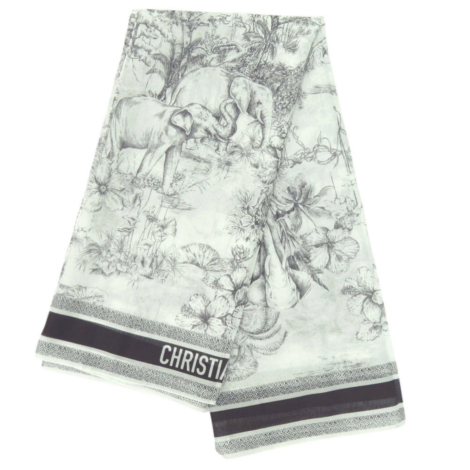 Cotton Christian Dior Shawl (1 of 9)
