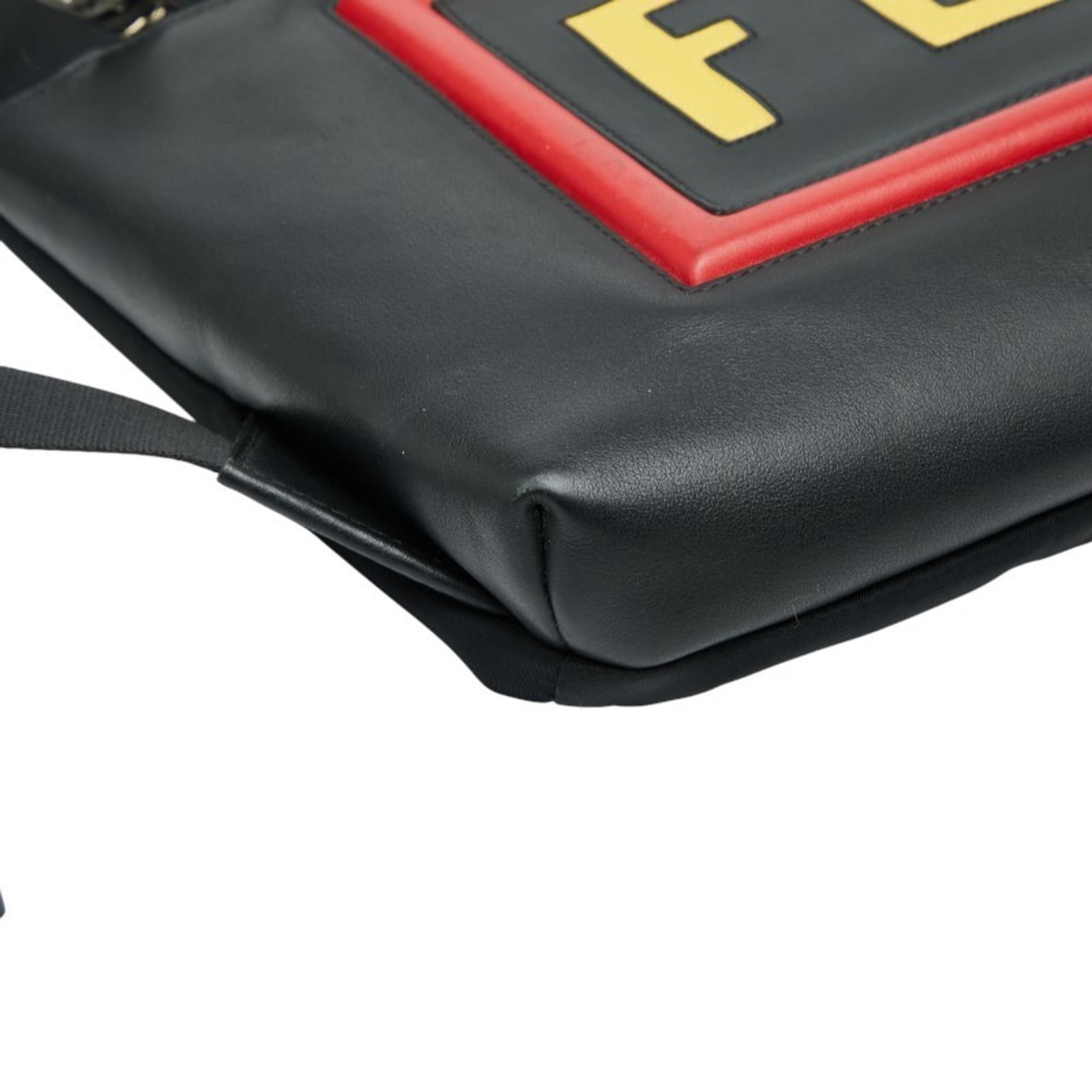Nylon Leather Backpack - 4