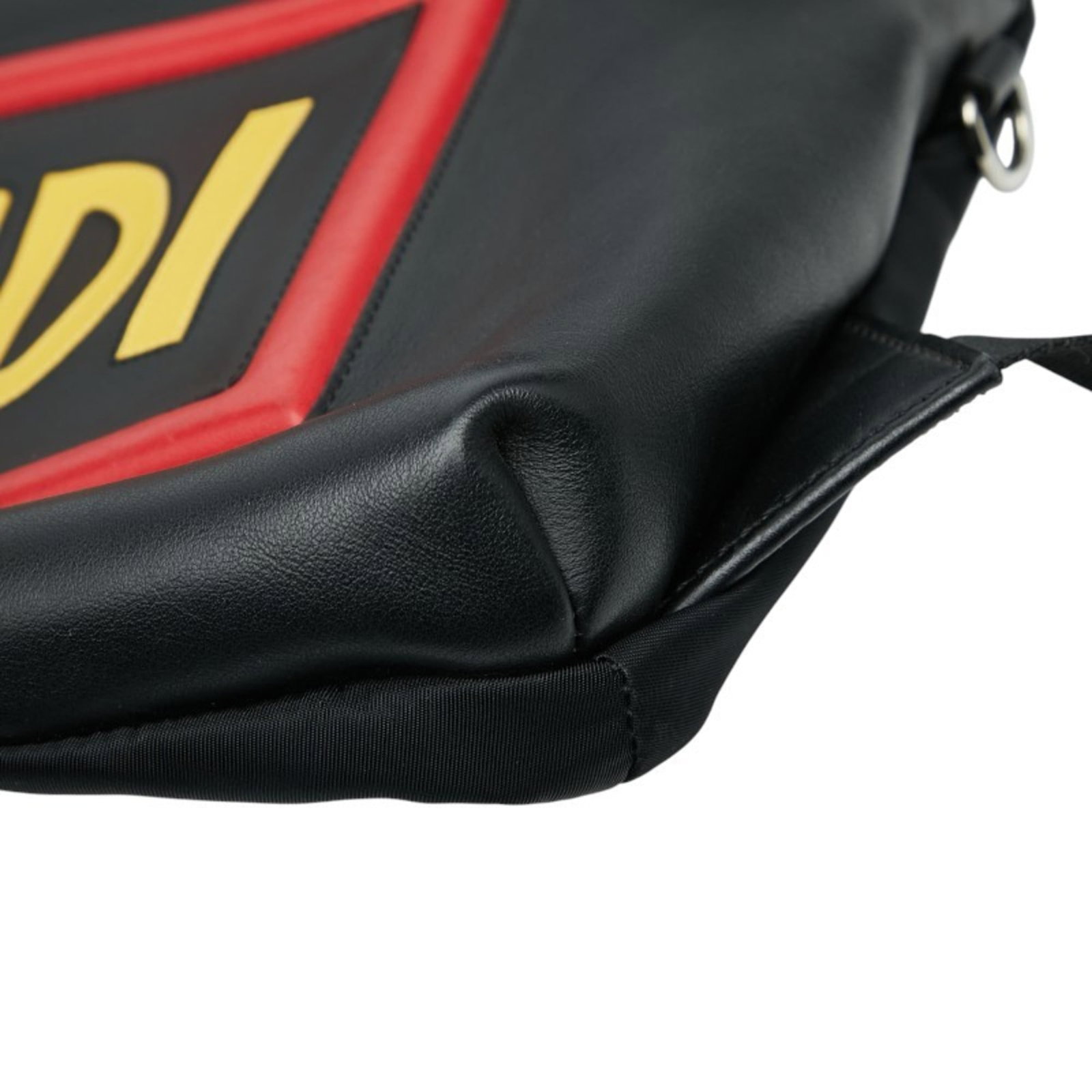 Nylon Leather Backpack - 5
