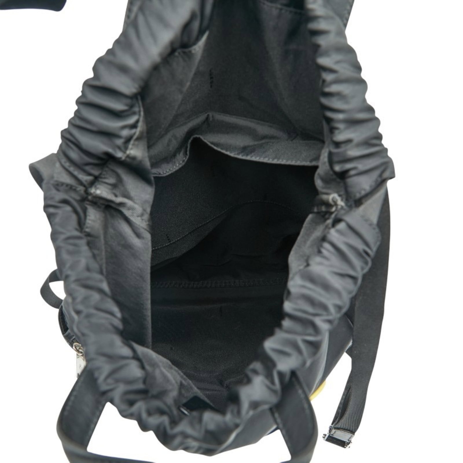 Nylon Leather Backpack - 7