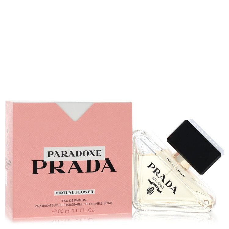 Prada Paradoxe Virtual Flower Perfume By Prada Eau De Parfum Spray: Prada Paradoxe Virtual Flower Perfume By Prada Eau De Parfum Spray The Prada Paradoxe Virtual Flower Eau De Parfum Spray is a 1.6 oz fragrance for women, featuring the signature scent of Prada's Parad