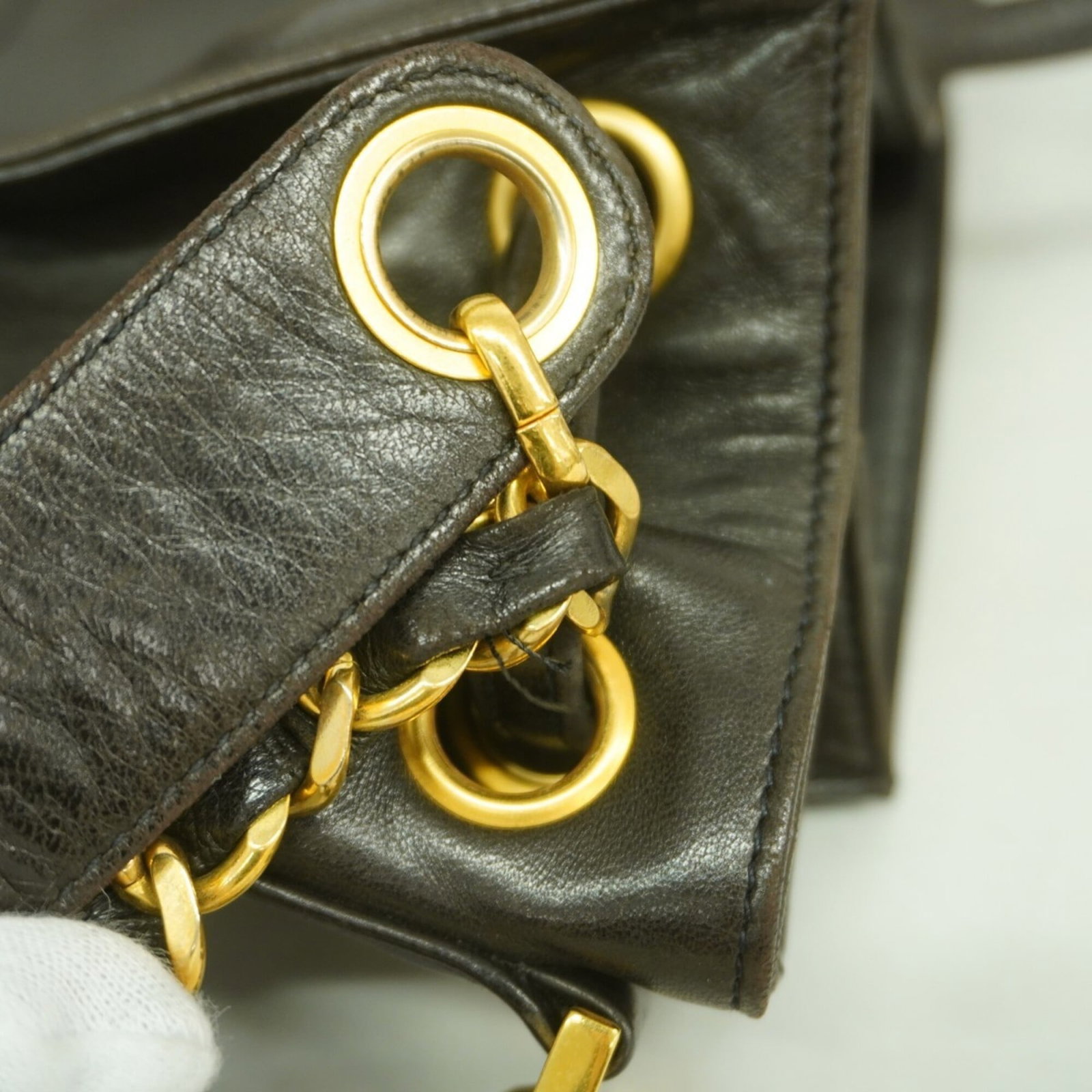 Shoulder bag leather Chanel - 7