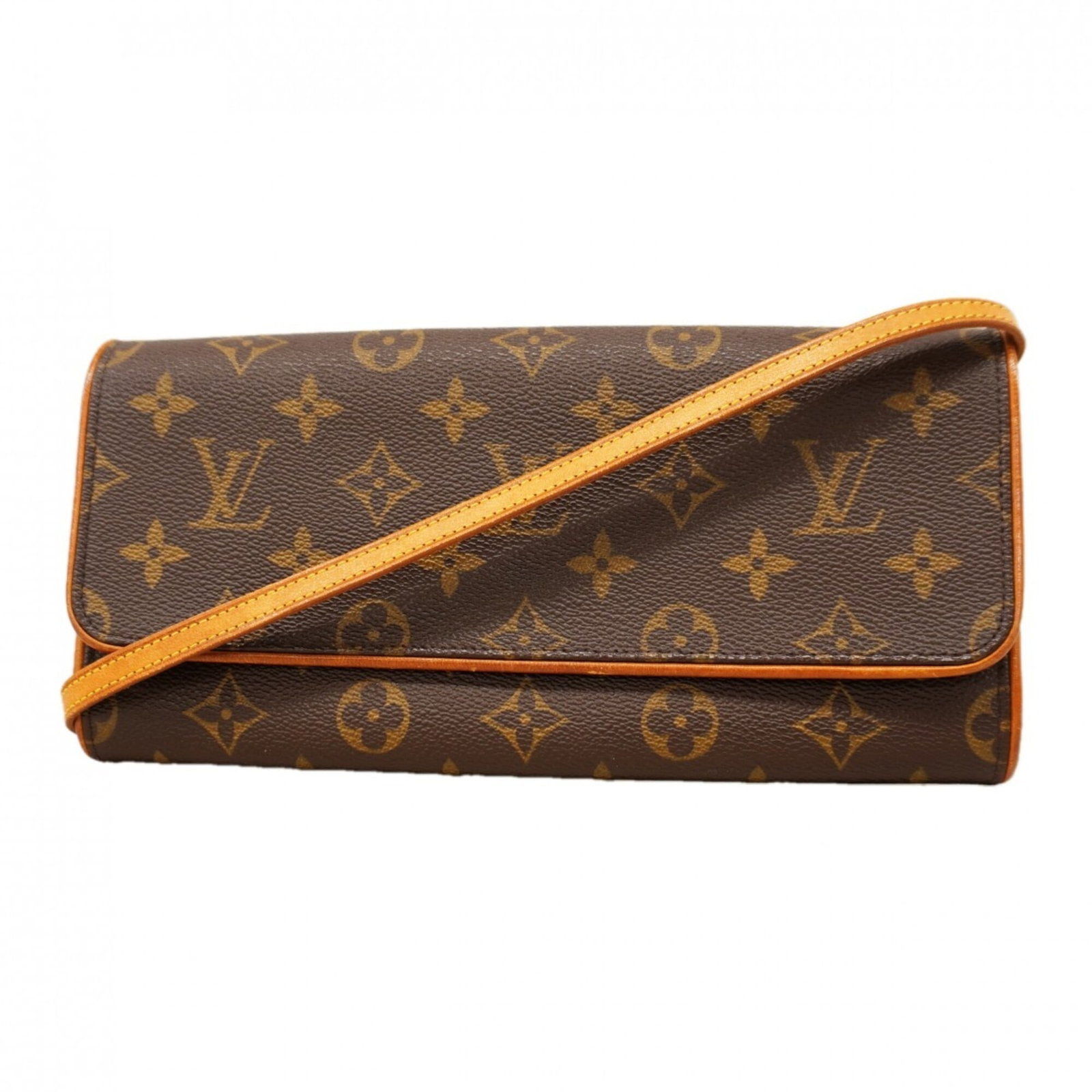 Shoulder Bag of Louis Vuitton: Shoulder Bag of Louis Vuitton Brown Louis Vuitton shoulder bag with 12cm x 24cm x 3cm dimensions, bearing traces of usage and minor scratches. The bag's condition is generally good despite showing