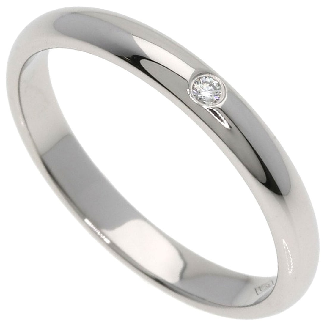 Cartier Wedding 1P Diamond #49 Ring Platinum Pt950: Cartier Wedding 1P Diamond #49 Ring Platinum Pt950 Cartier's iconic Wedding ring features a stunning diamond at its center, set in platinum PT950 for a sleek and modern look. The silver metal