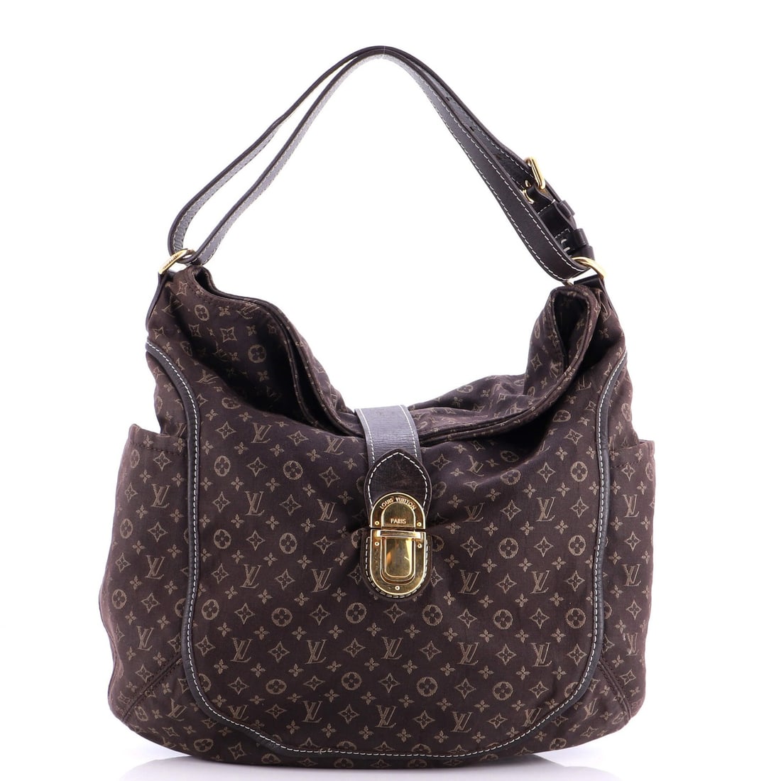 Louis Vuitton Romance Handbag Monogram Idylle: Louis Vuitton Romance Handbag Monogram Idylle Brown Louis Vuitton Romance Handbag Monogram Idylle with canvas exterior and gold hardware, featuring the iconic monogram pattern. This stylish hobo bag m