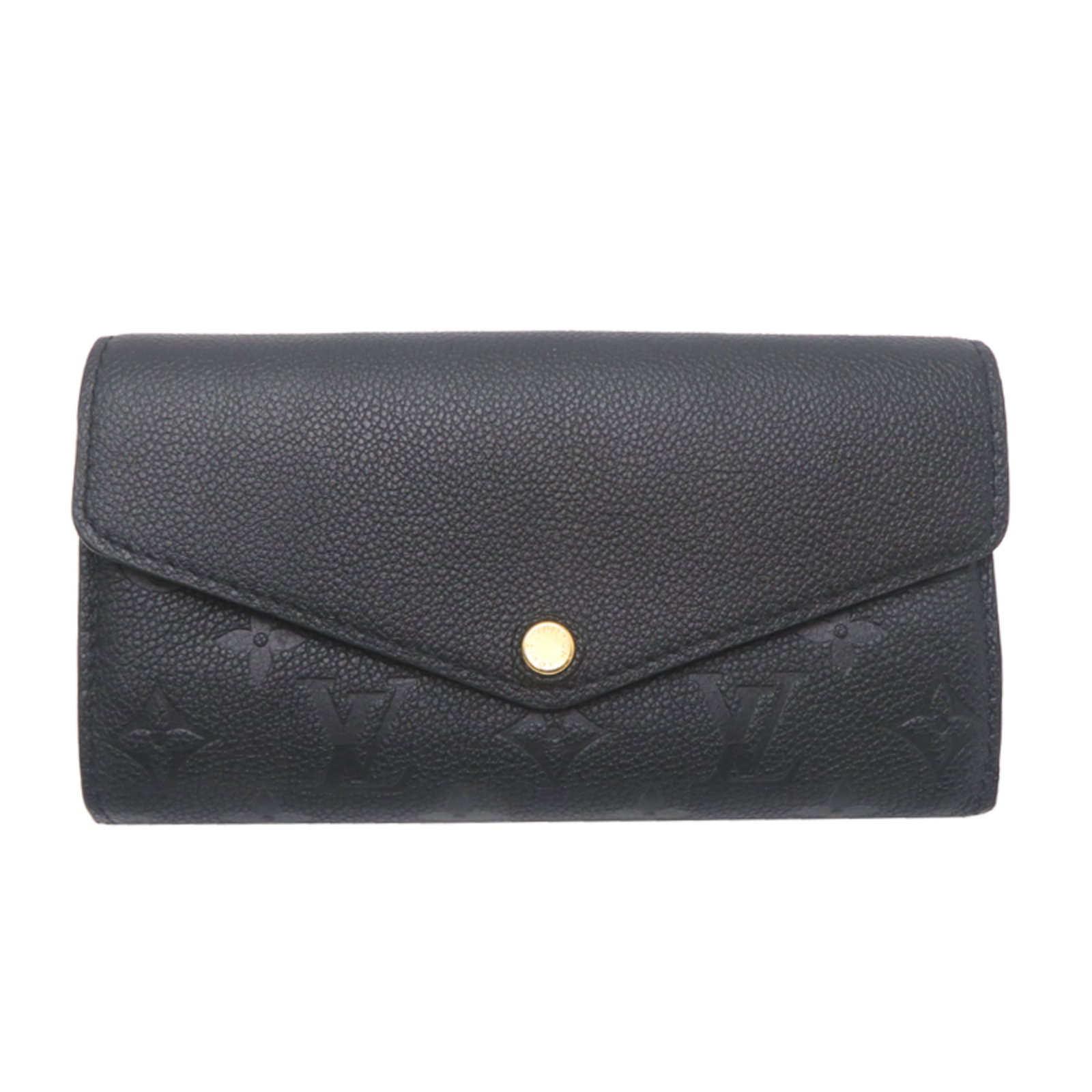 Louis Vuitton Bi Fold Monogram Empreinte Wallet: Louis Vuitton Bi Fold Monogram Empreinte Wallet The Louis Vuitton Bi Fold Monogram Empreinte Wallet offers a sleek and sophisticated design, featuring the iconic Monogram Empreinte pattern in black.