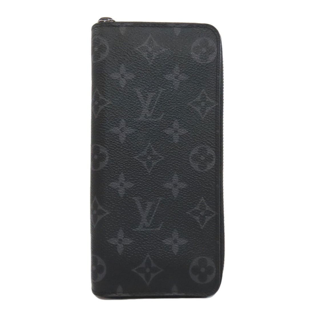 Vertical Long Wallet With Coin Pocket M62295 Zippy Louis Vuitton: Vertical Long Wallet With Coin Pocket M62295 Zippy Louis Vuitton Black Monogram Eclipse Long Wallet with Coin Pocket, designed by LOUIS VUITTON, features a classic long wallet style with a coin pocket