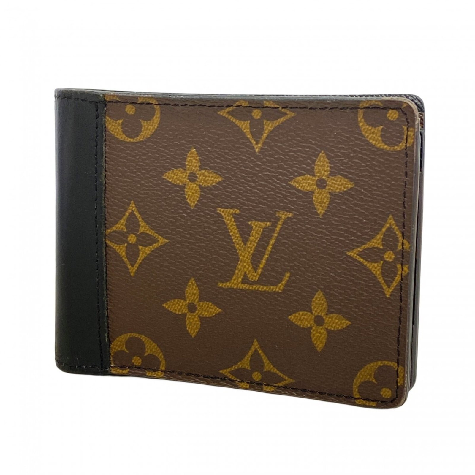 Louis Vuitton Bill Wallet (Bi-Fold): Louis Vuitton Bill Wallet (Bi-Fold) Black or Brown Louis Vuitton Bill Wallet (Bi-Fold) in good condition, with traces of usage and minor scratches. Measuring 9cm x 12cm x 2.5cm, it features a classic 