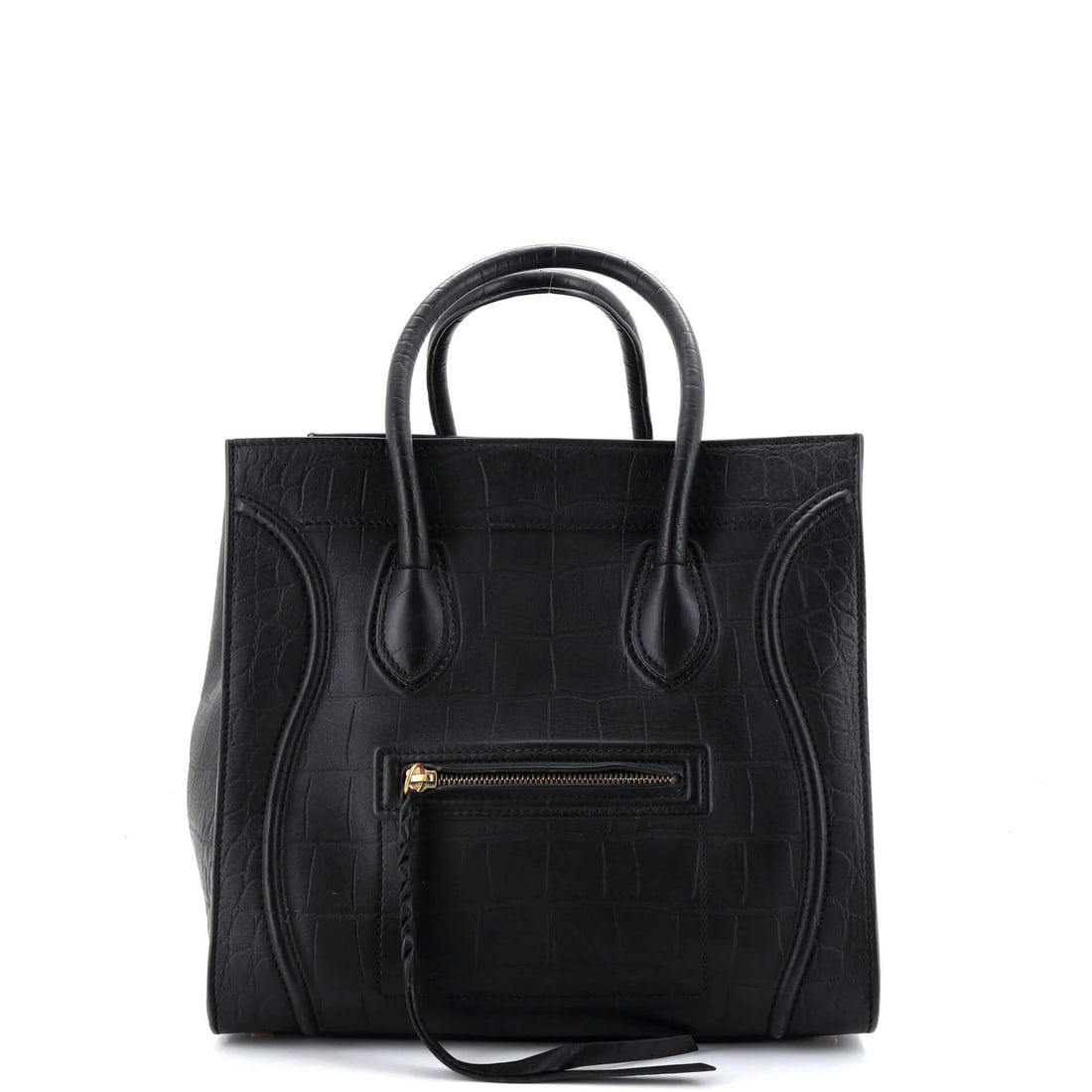 Crocodile Embossed Leather Medium Bag Celine (1 of 6)