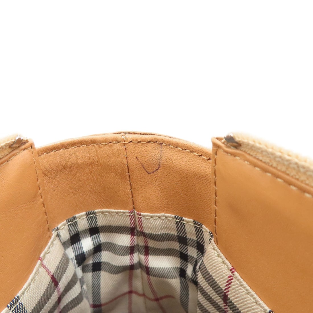 Burberry logo handbag leather - 10