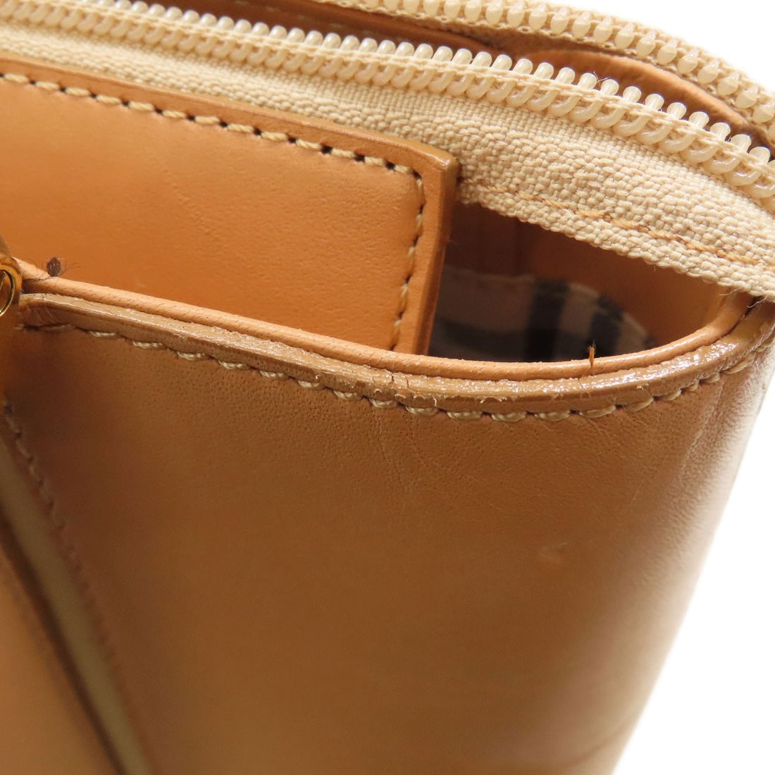 Burberry logo handbag leather - 11