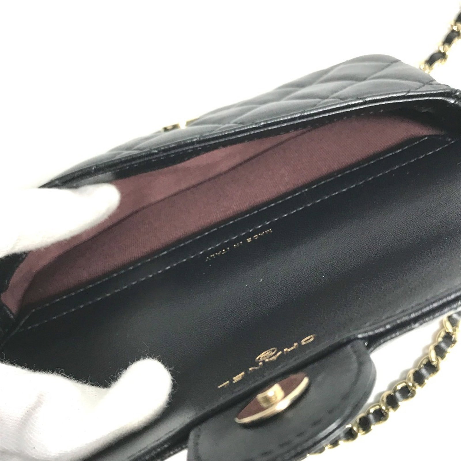 Chain Wallet Leather Shoulder - 12