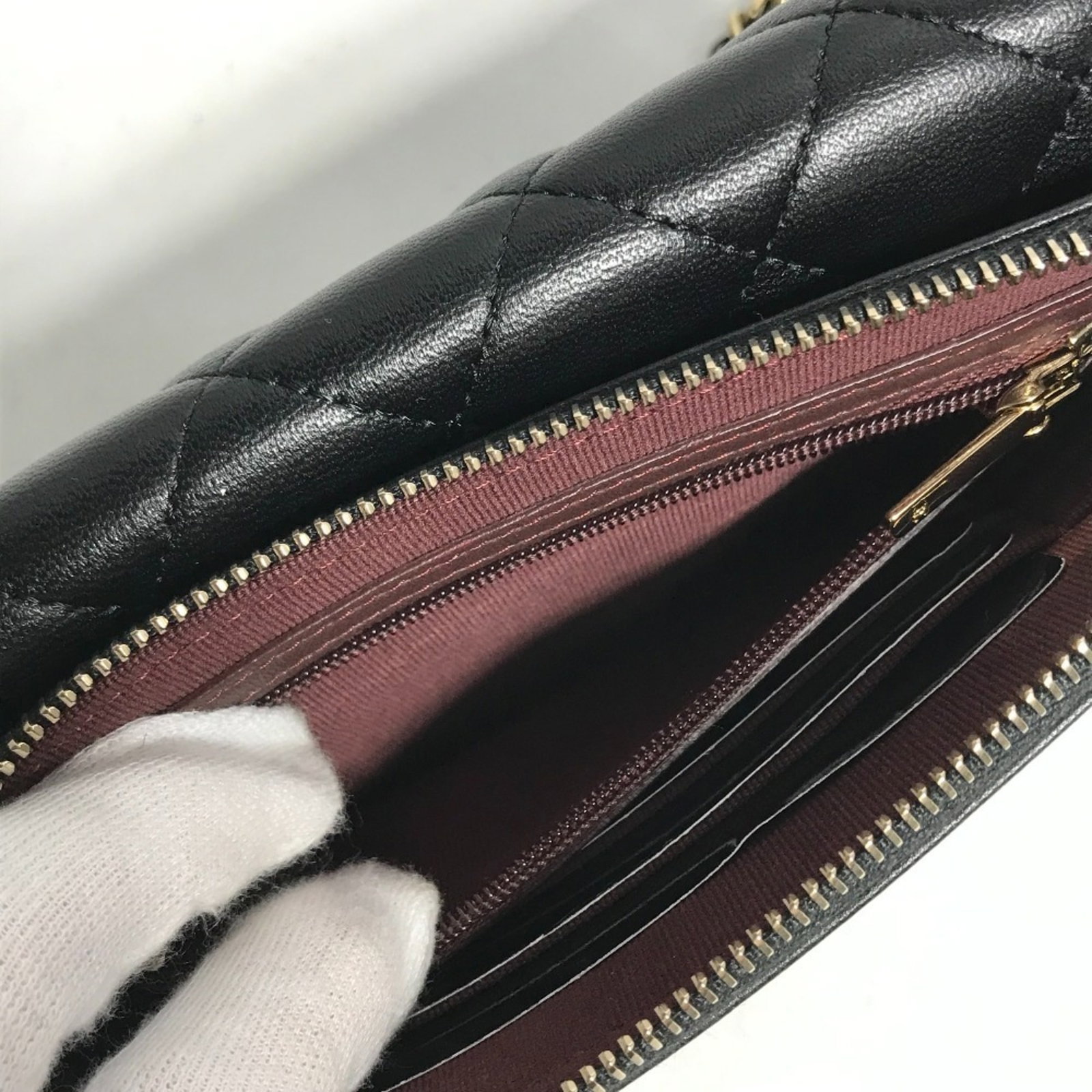 Chain Wallet Leather Shoulder - 13