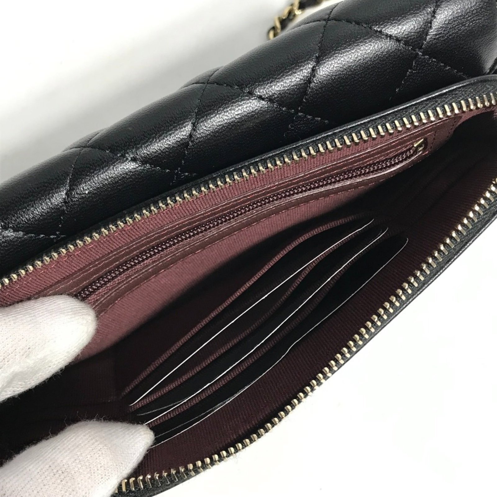Chain Wallet Leather Shoulder - 14